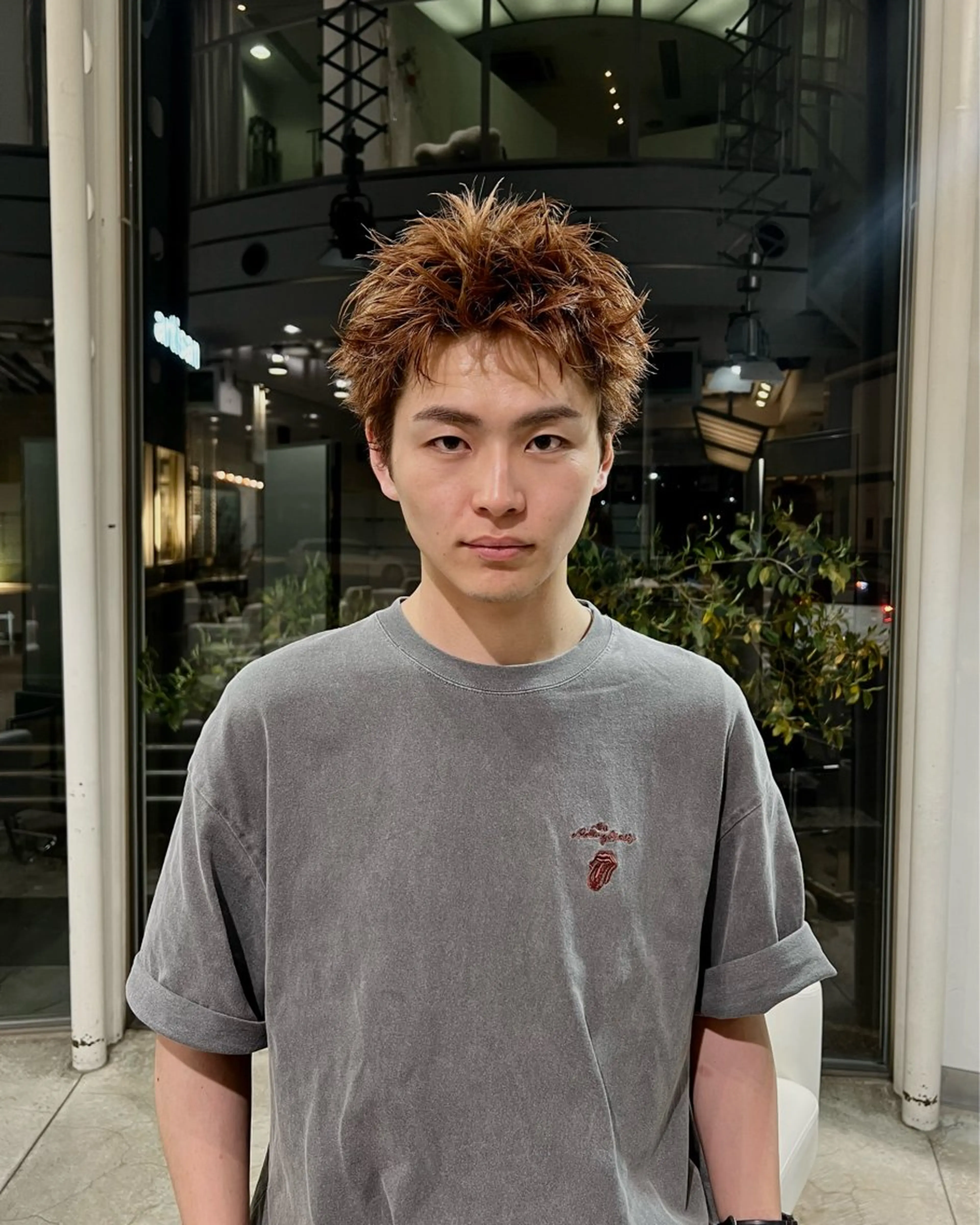 ショート カラー メンズ スパイキーショート ショートヘア カット ヘアカラー メンズ🔥 撮影モデル募集のヘアスタイル