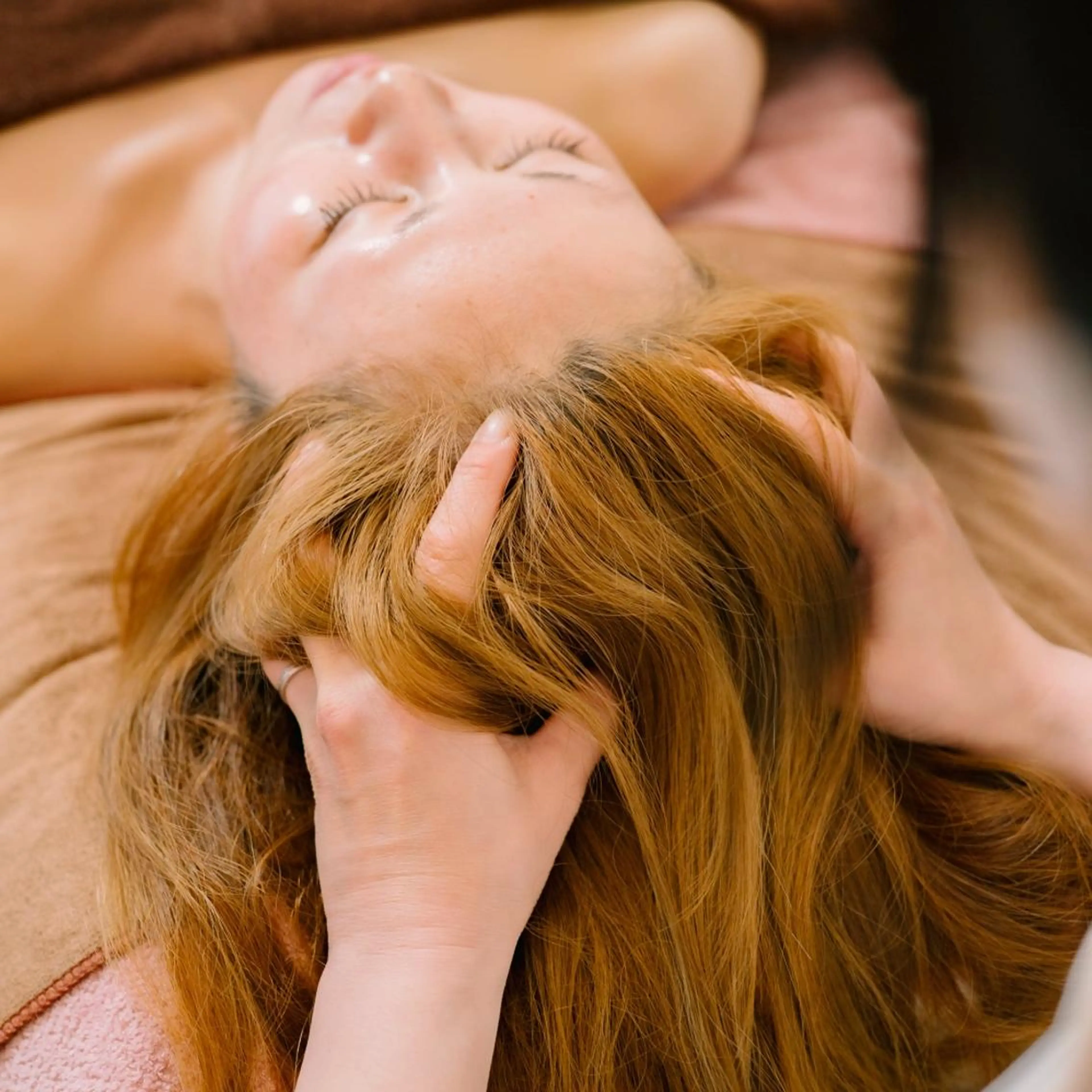 お正月キャンペーン♡ドライヘッドスパ&アロマリンパトリートメント(マッサージ)肩のこり他✨️痛くないマッサージ💆80分の写真