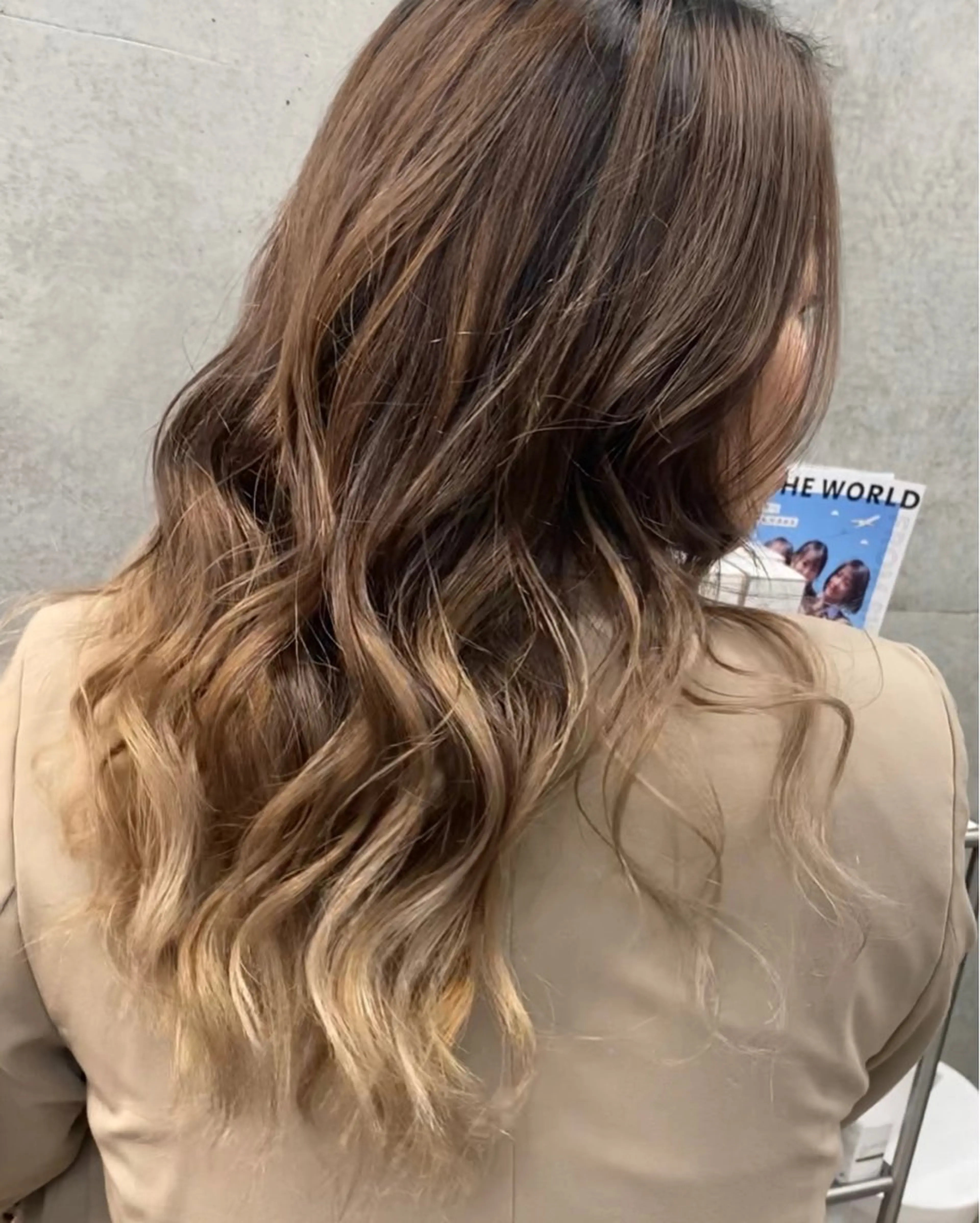 カラー nok所属・レイヤー/ベージュ/ どますず🌺のヘアスタイル