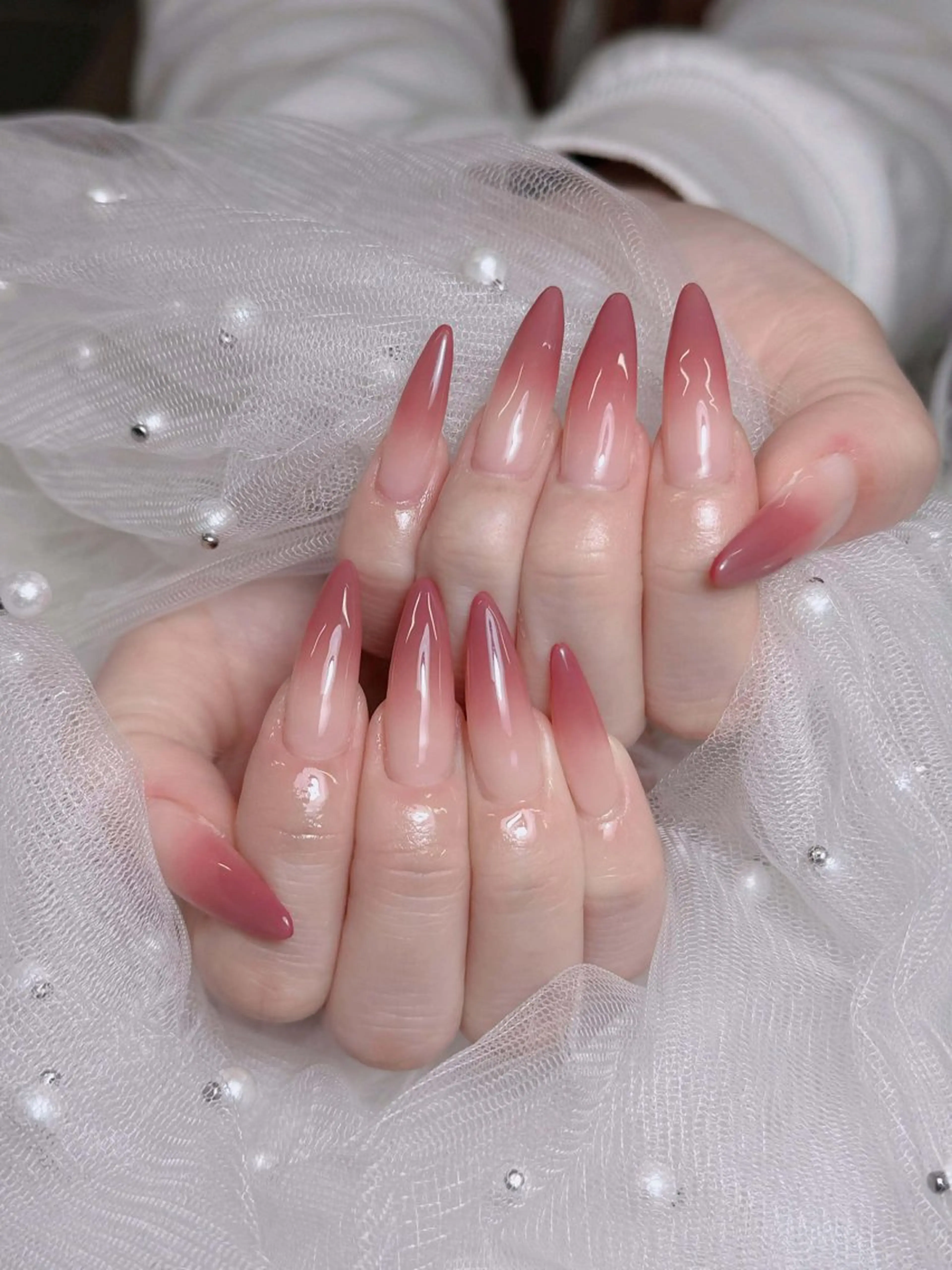 ネイル オーロラネイル チークネイル フットネイル フレンチネイル ハロウィン ハンドネイル Lumi Nail 新大久保3‘のネイルデザイン