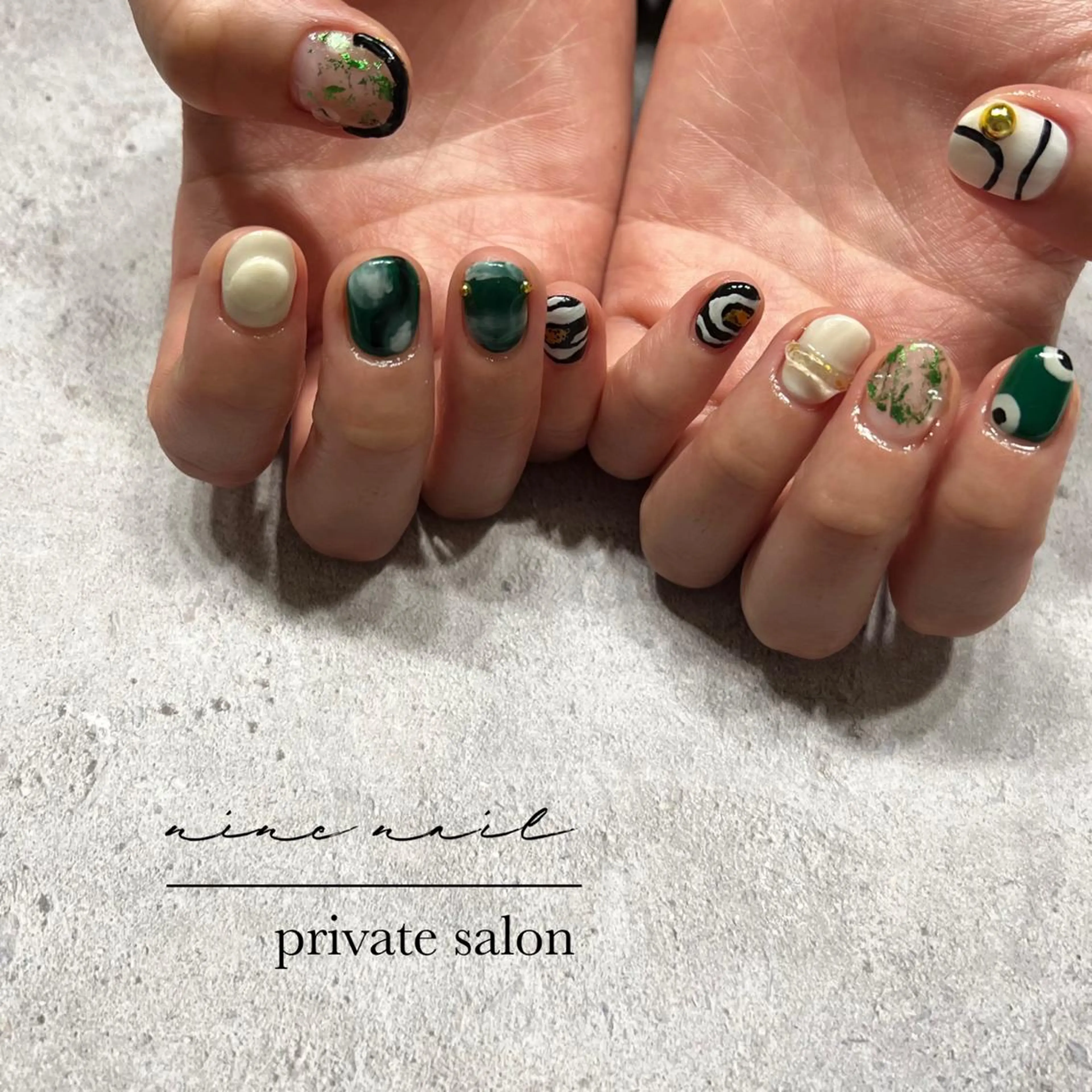 ネイル ショートネイル nine nailのネイルデザイン