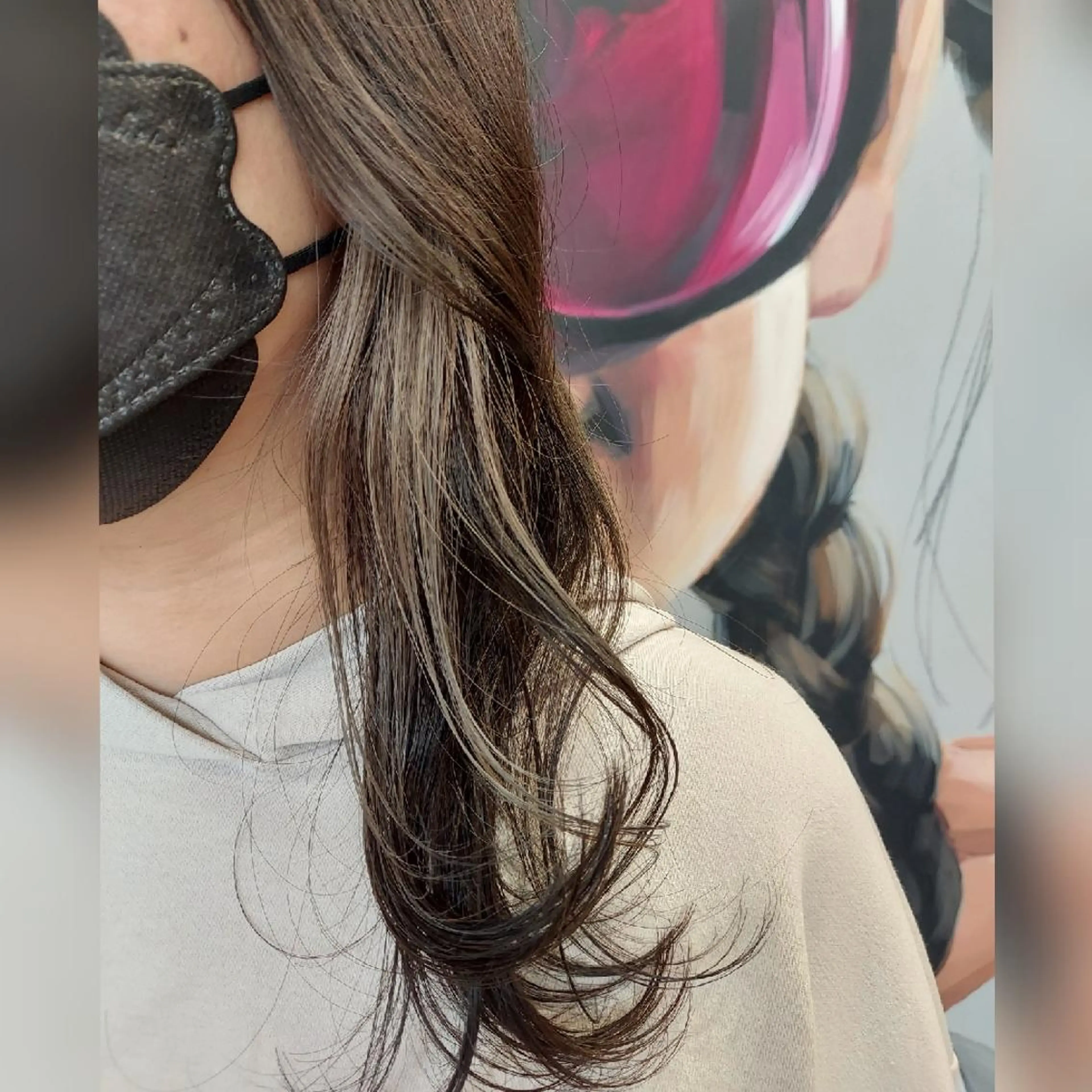 ミディアム カラー あかね☆ヘアアレンジ /ボブ/縮毛矯正のヘアスタイル