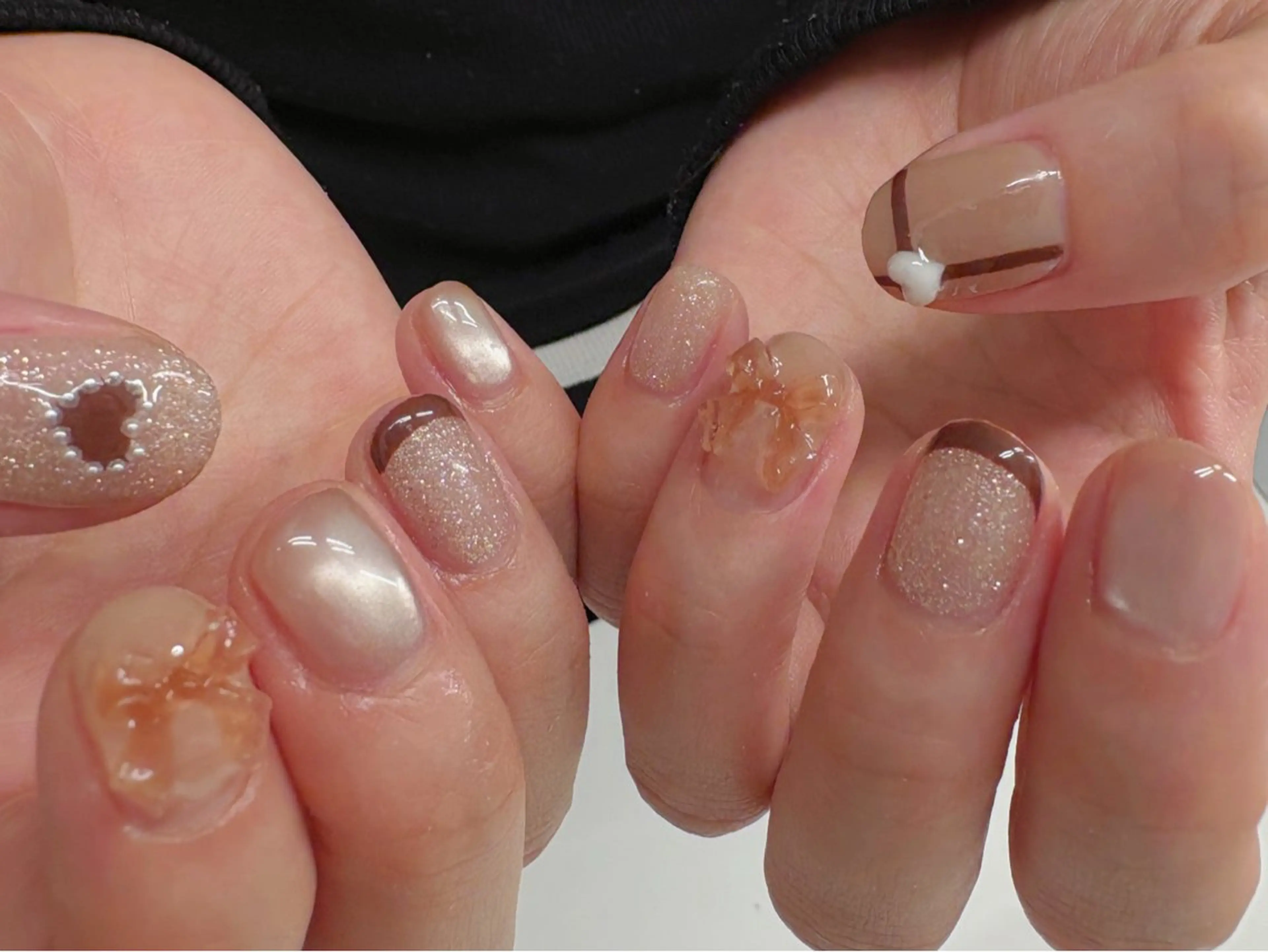 ネイル ハンドネイル cream nail salon所属・Crème Studioのネイルデザイン