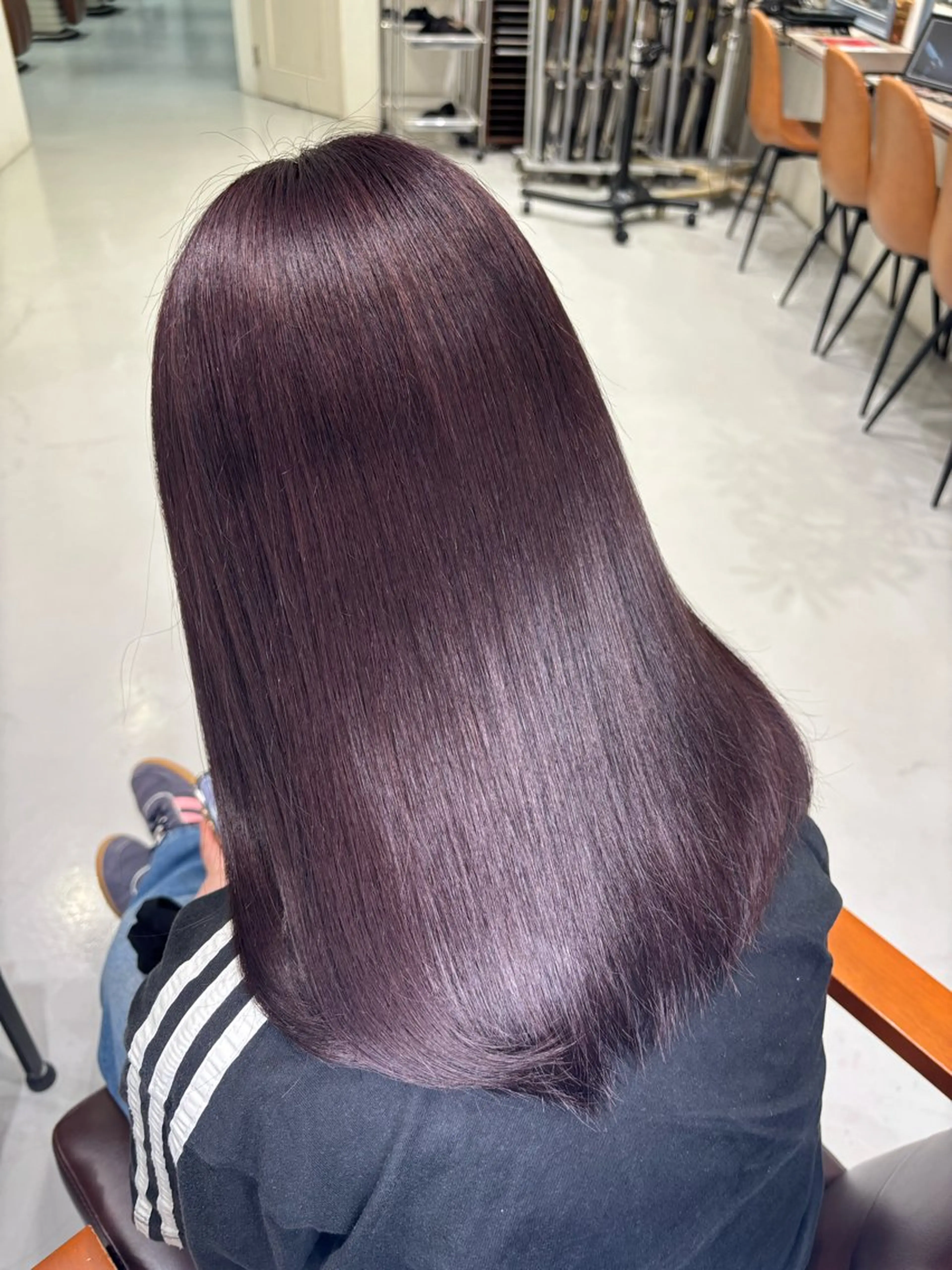 【大人かわいい垢抜けヘアに💞】ツヤ感ワンカラー🎀🪞🤍(要相談)の写真