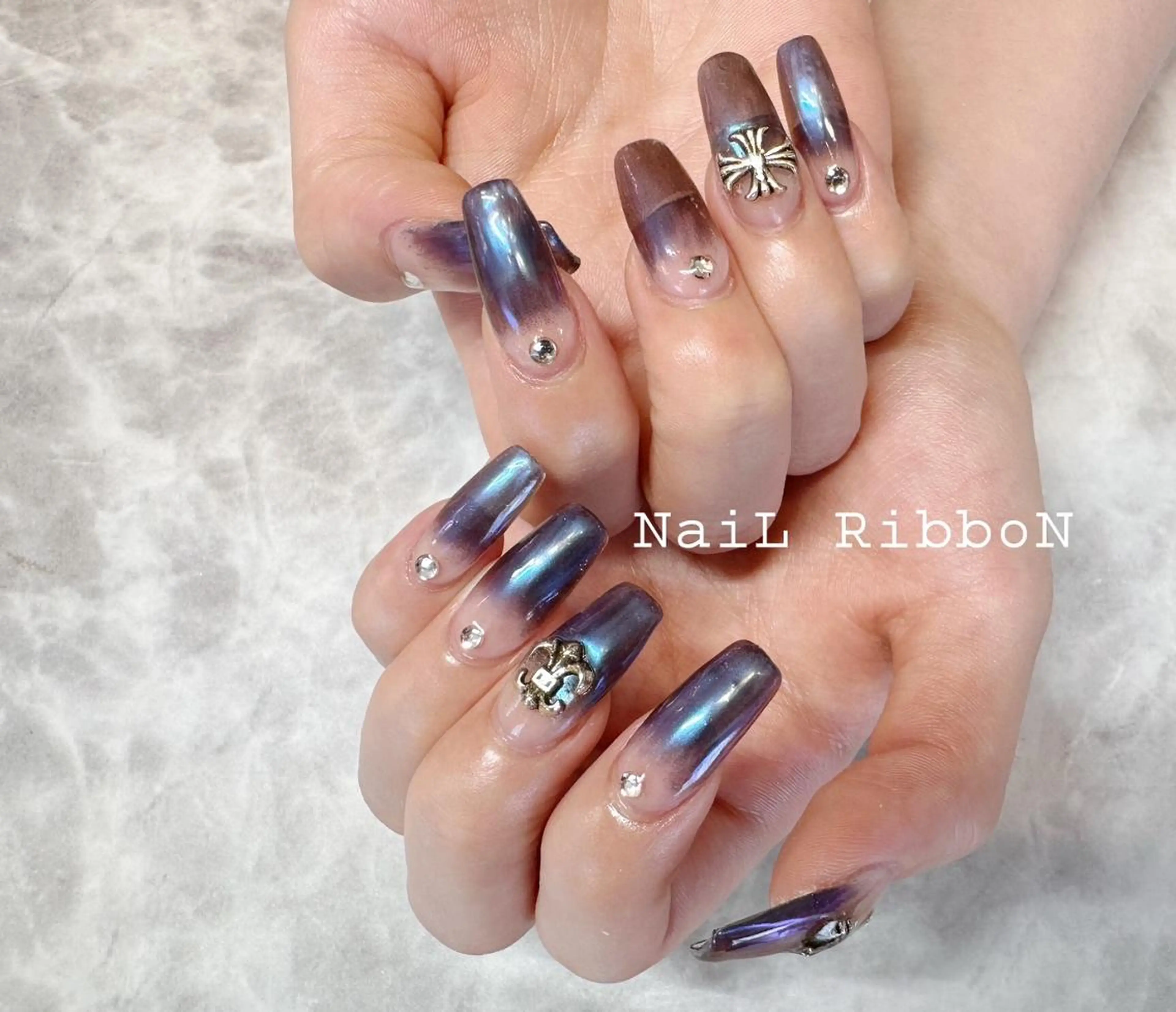 ネイル ネイルリボン 石田のネイルデザイン