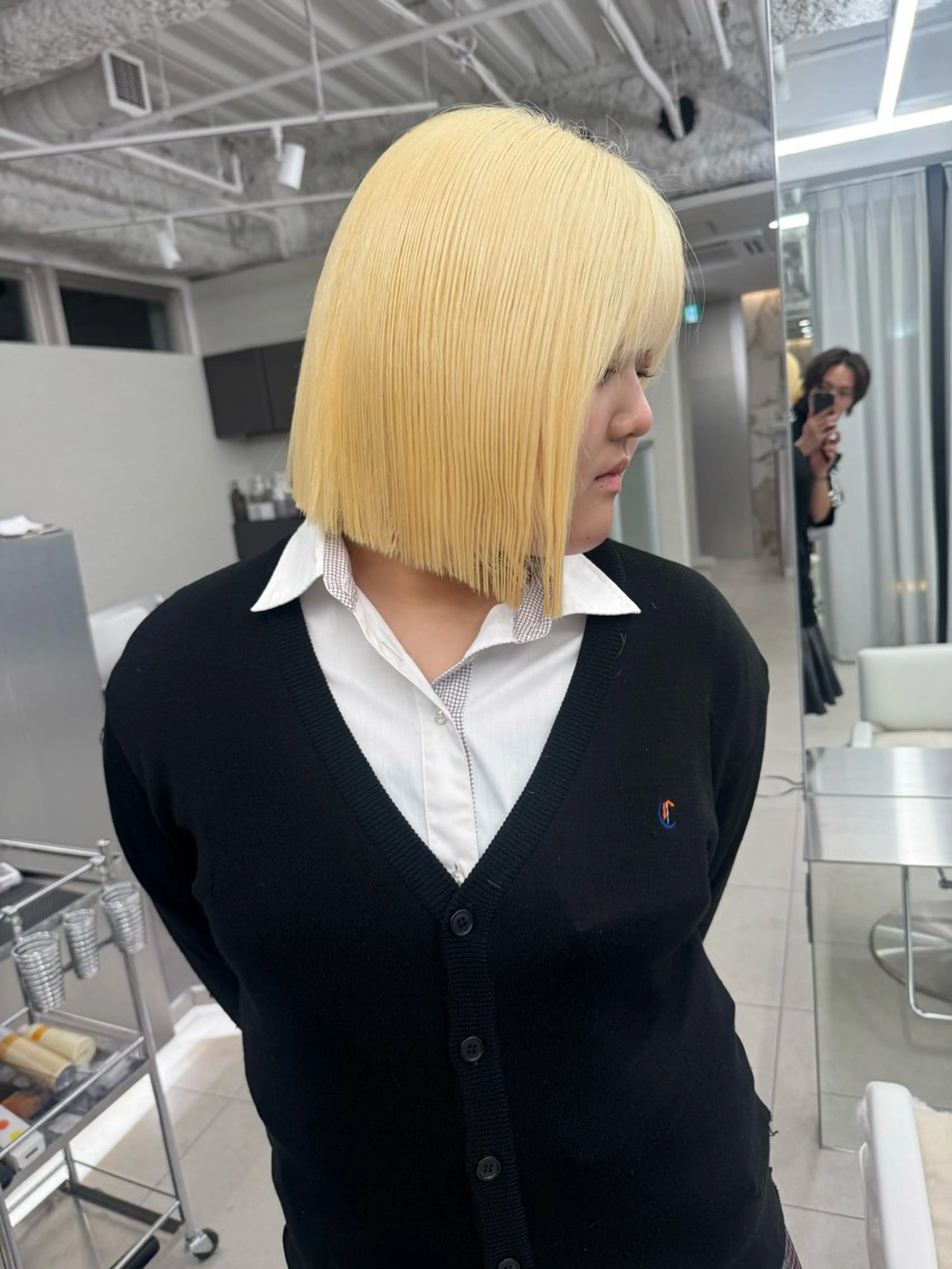 ショート カラー ヘアカラー ヘアセット kiti Sakae所属・栄美容師/kiti /ボブ/ケントのヘアスタイル