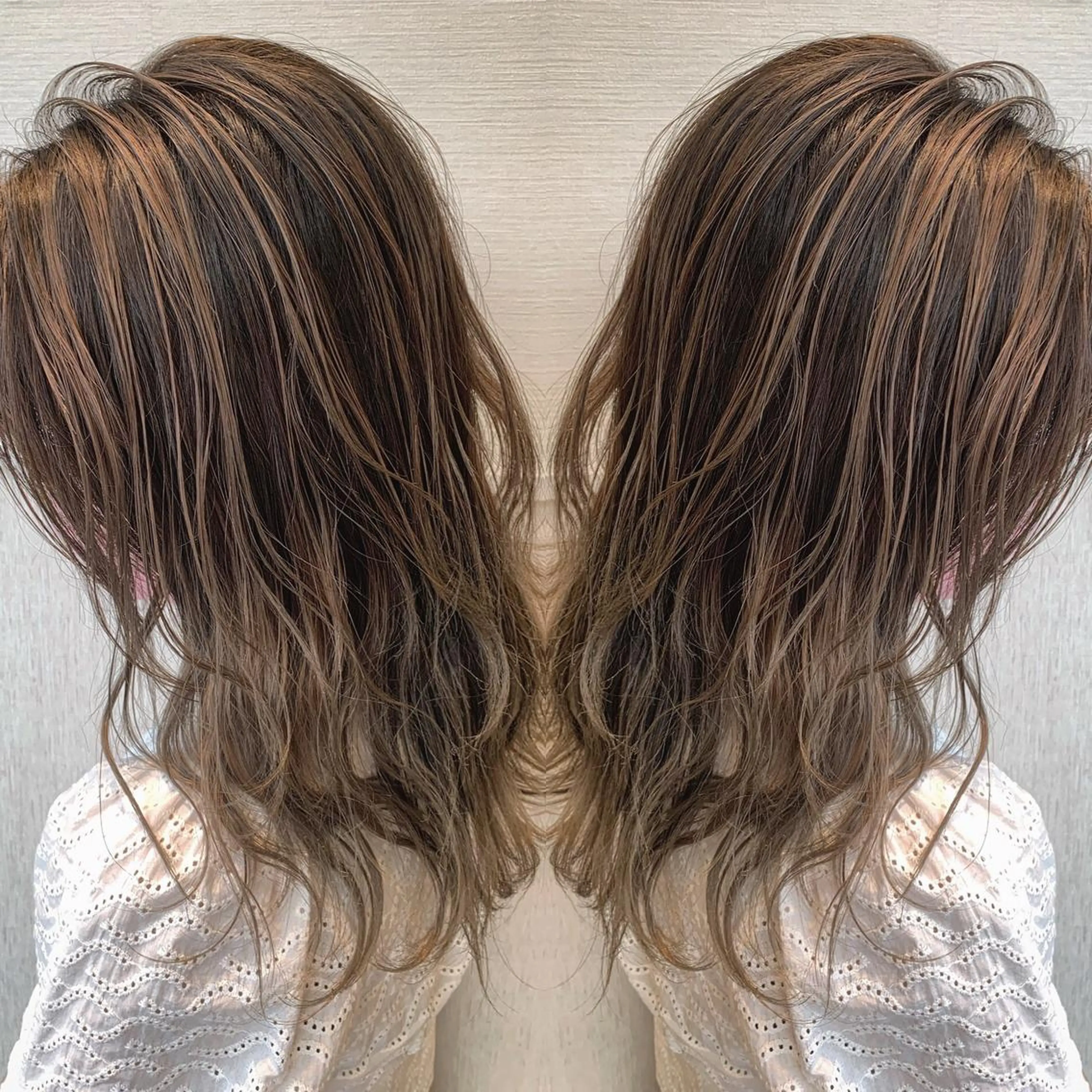 セミロング レイヤーカット 【ボブ・ショート】 Ash茗荷谷店のヘアスタイル