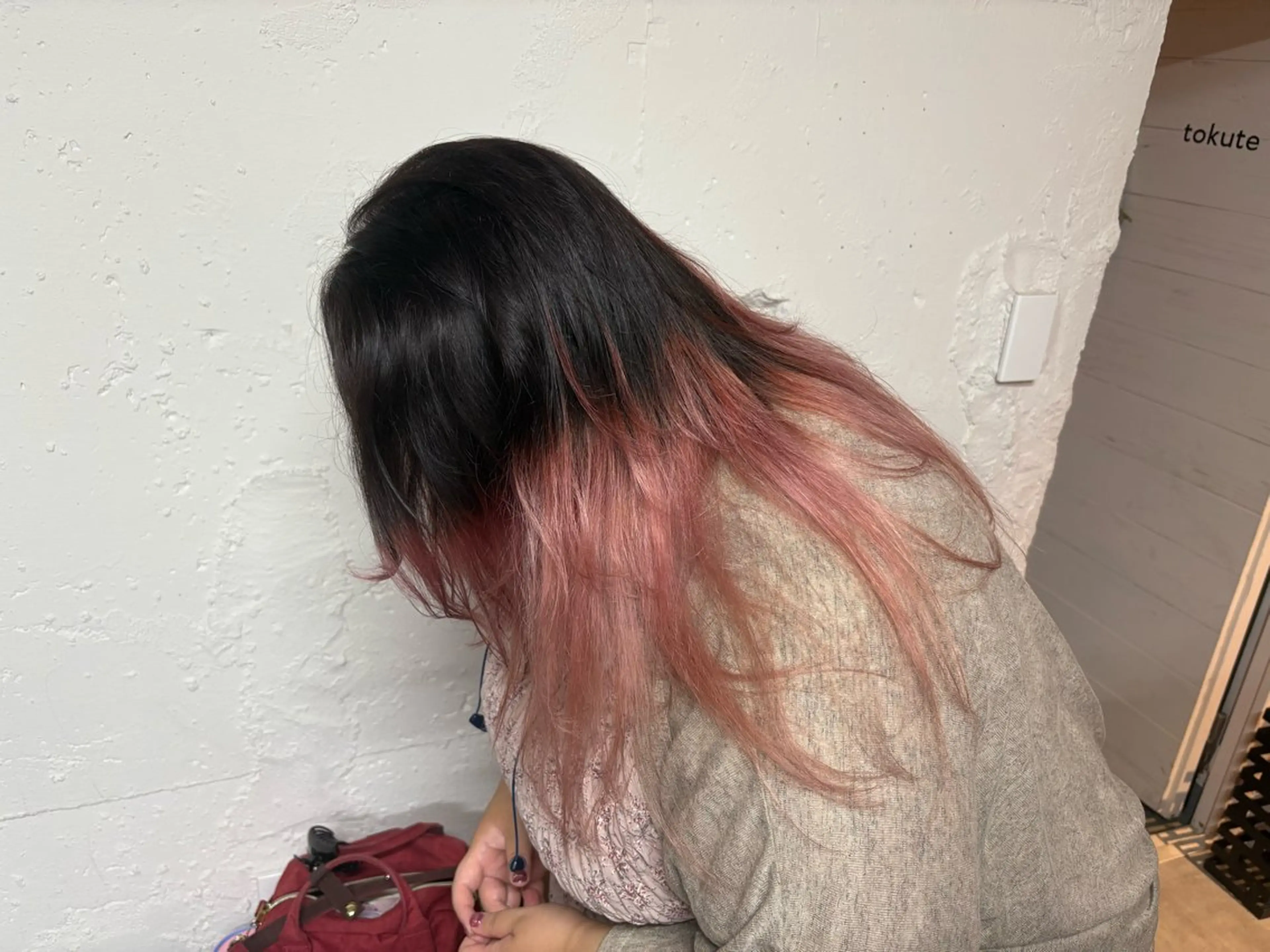 ロング カット ヘアカラー tokute 中野真咲🐺のヘアスタイル