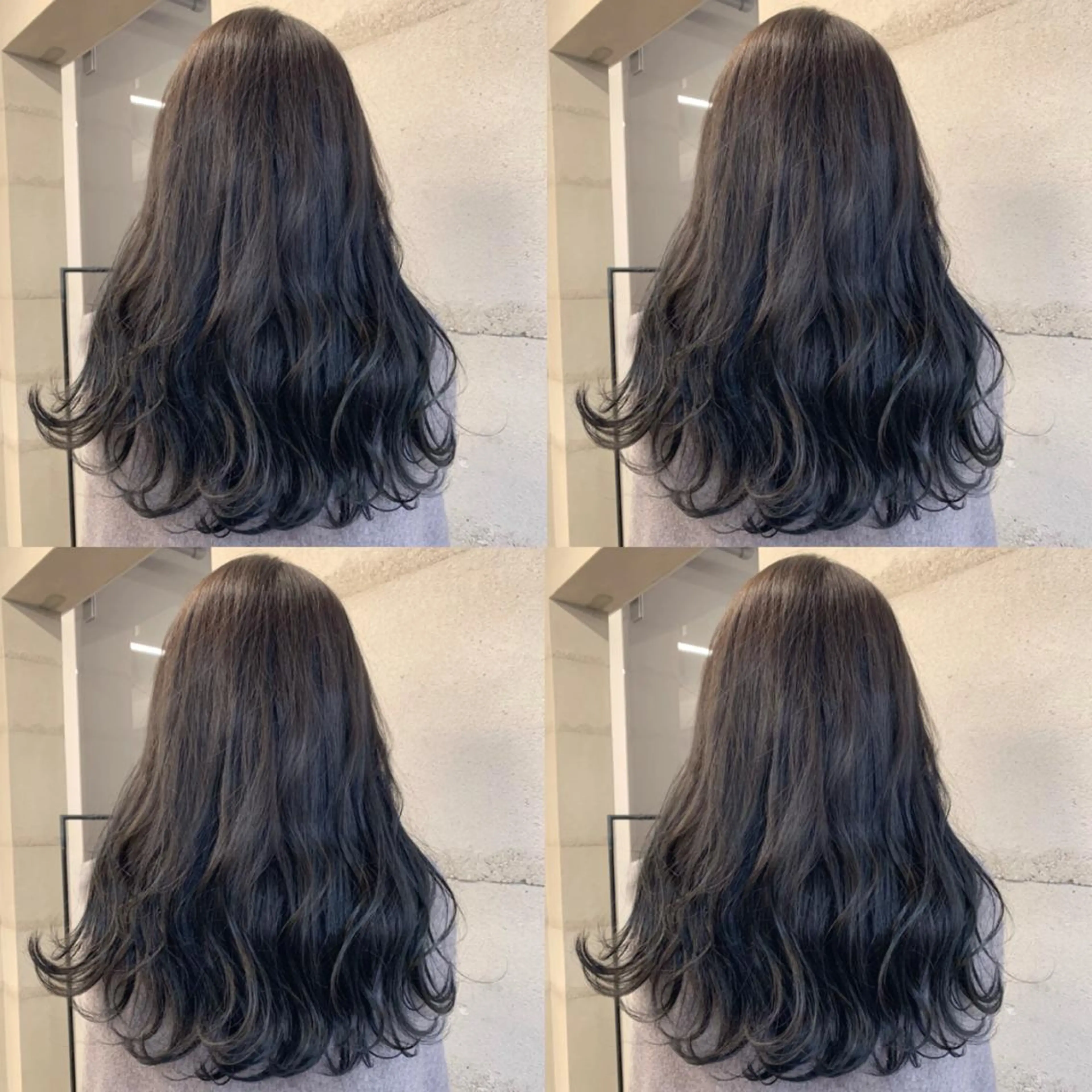 ミディアム カラー 透明感/オリーブ/ グレージュ/YUKAのヘアスタイル