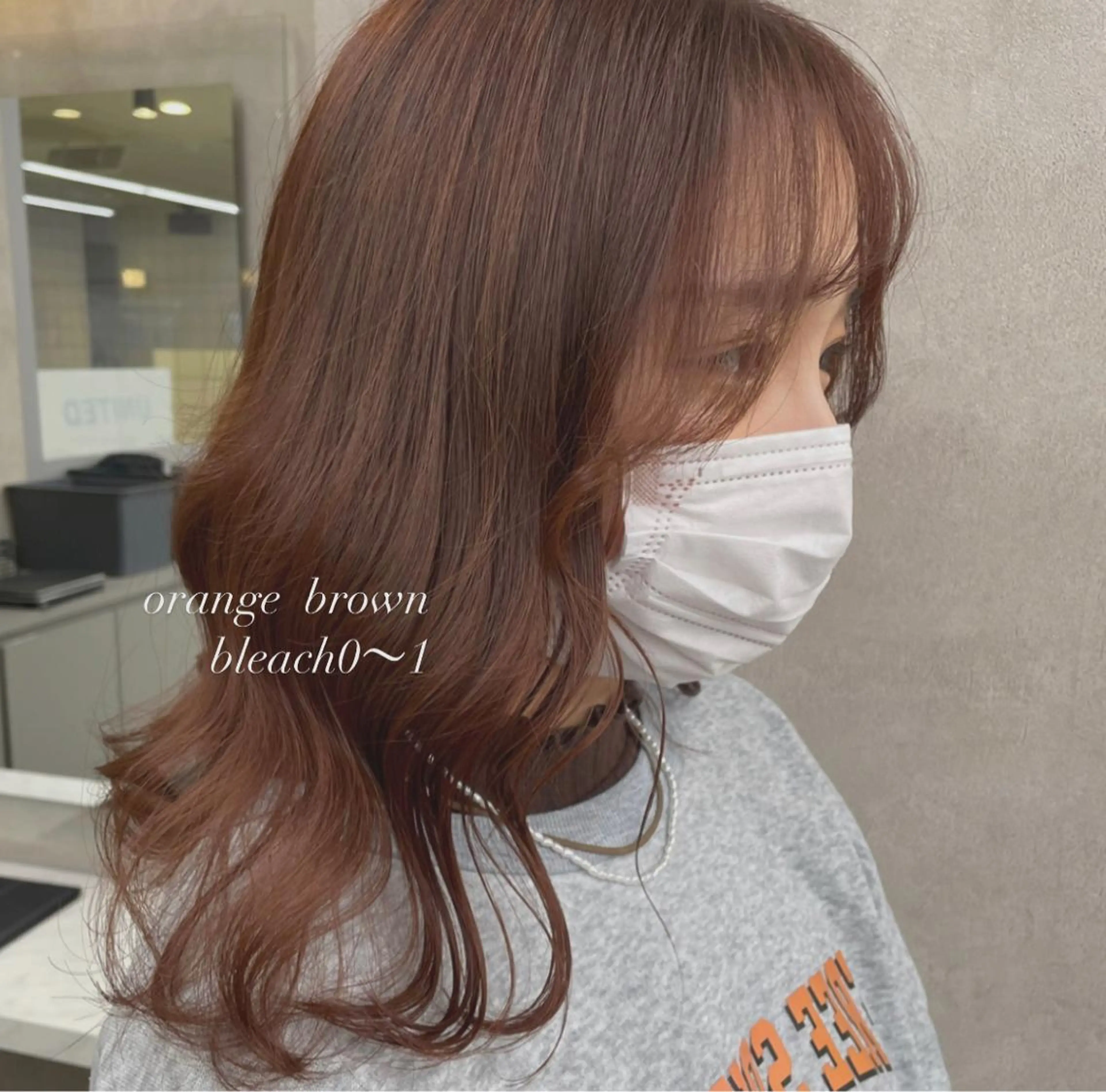 セミロング カラー 表参道ハッシュカット レイヤー/リノンのヘアスタイル