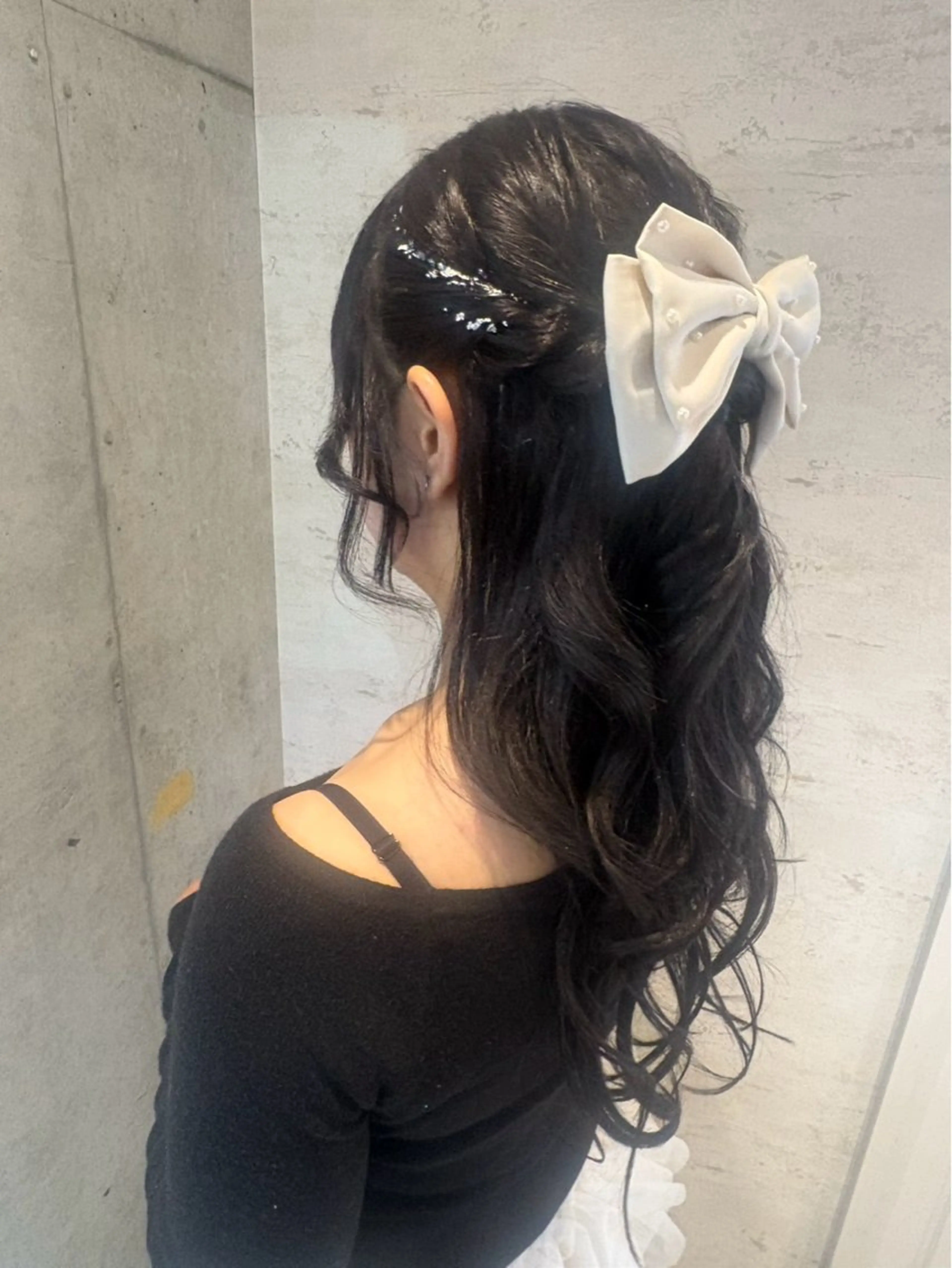 ロング ヘアアレンジ ハーフアップ エクステ Reve  resort所属・美髪× ヘアセット✨Araiのヘアスタイル