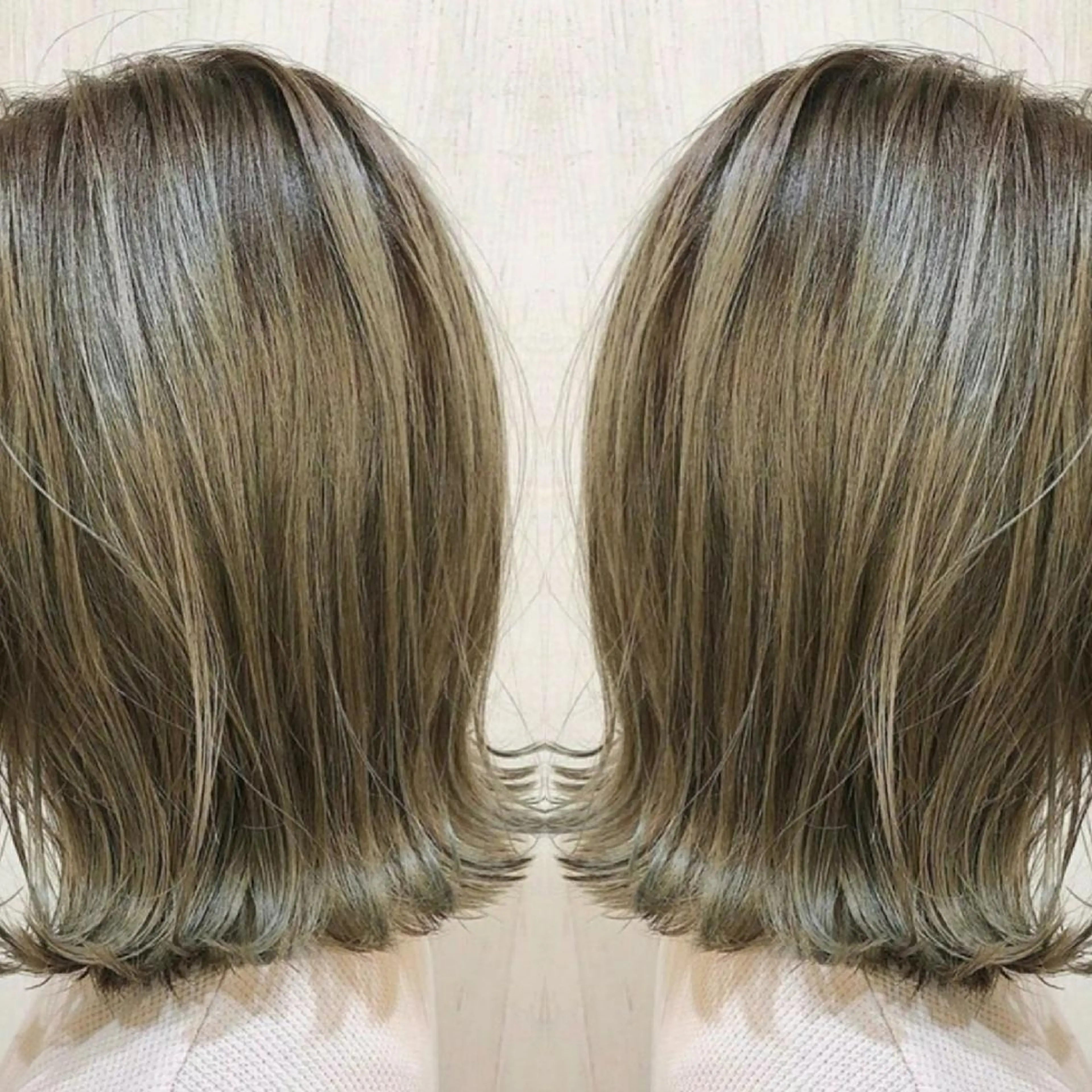 カラー ミディアム grandage 北千住のヘアスタイル