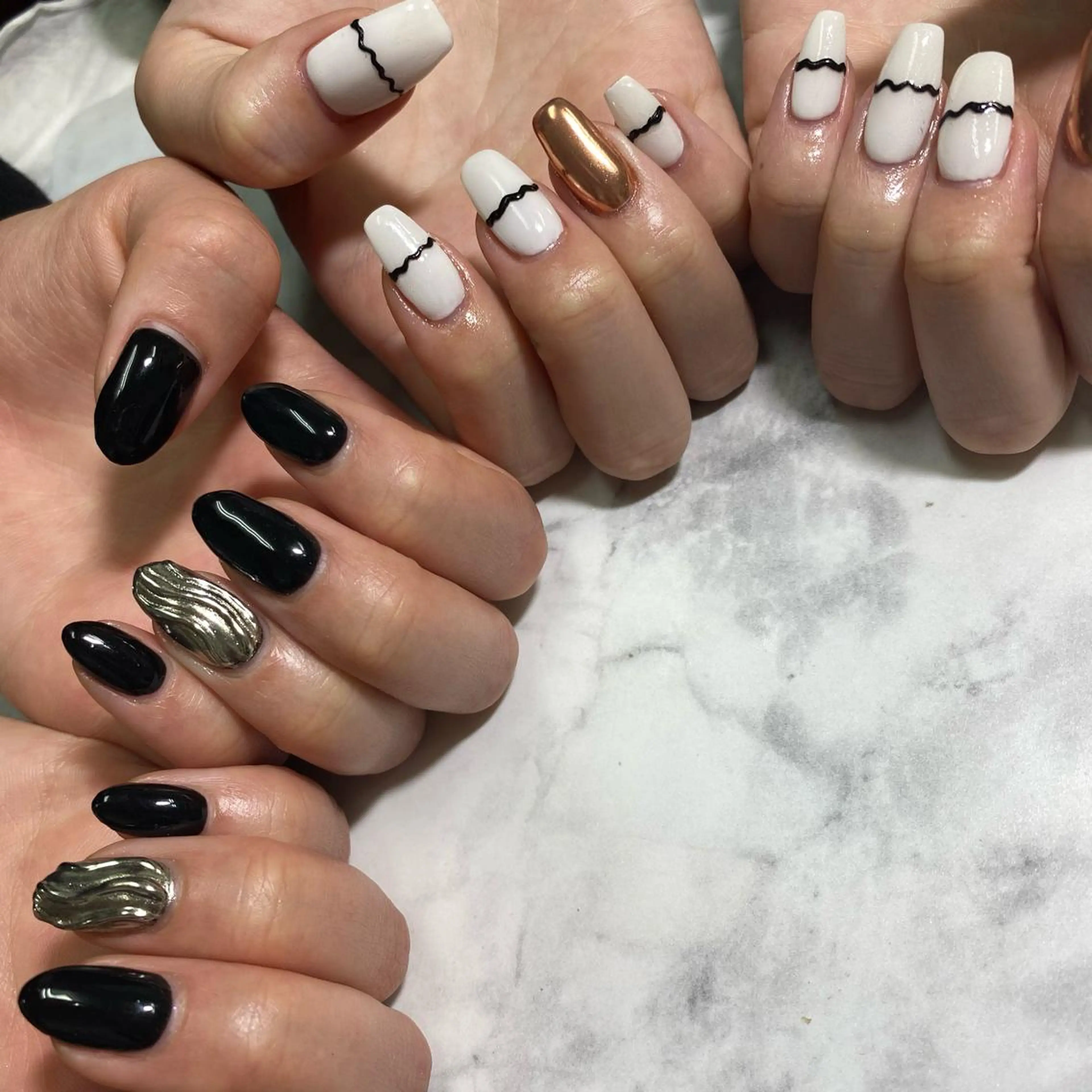 ネイル ハンドネイル reco nail所属・池田 美穂のネイルデザイン