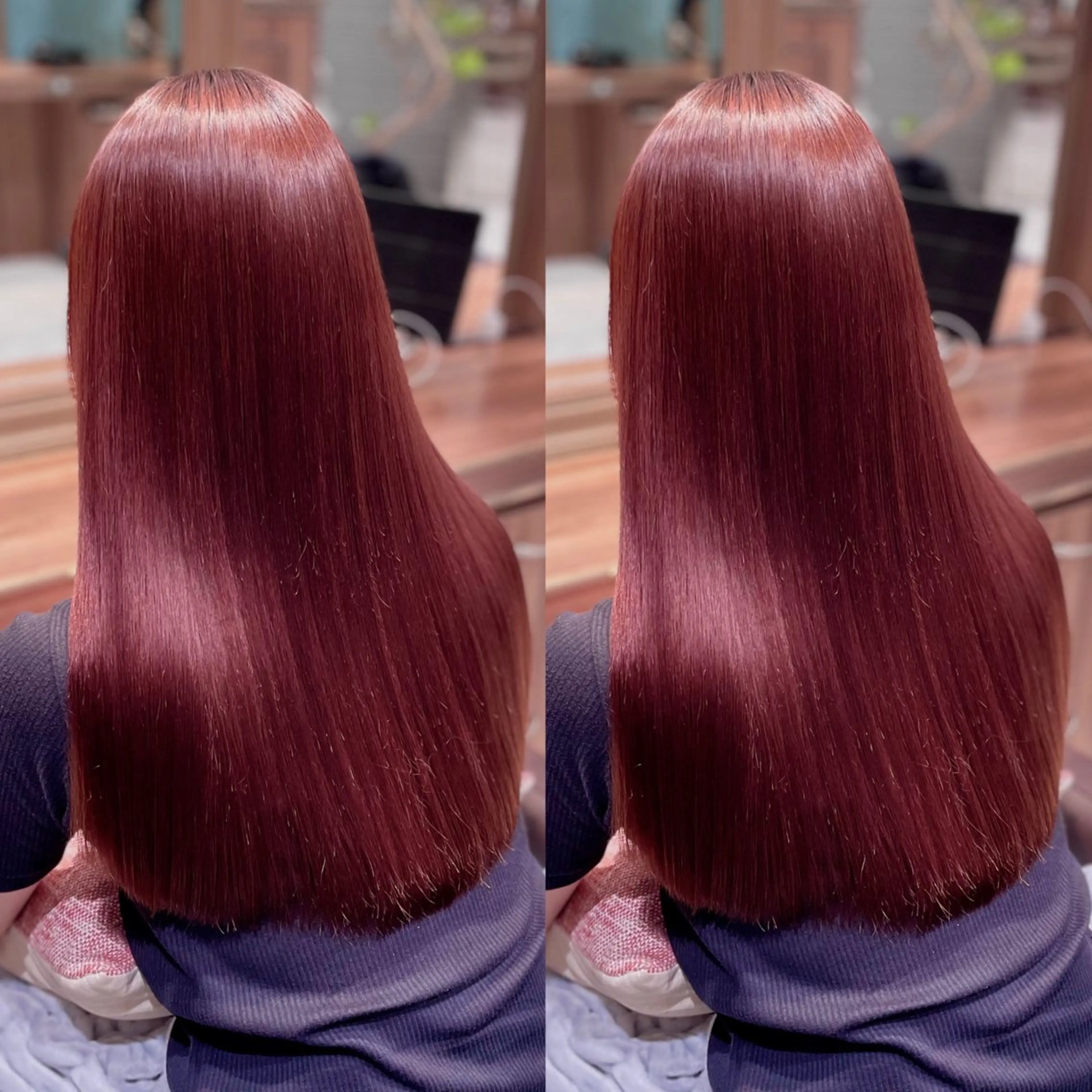 【一日で生まれ変わりたい！が叶います💖】似合わせカット+艶カラー+縮毛矯正+補修トリートメントの写真