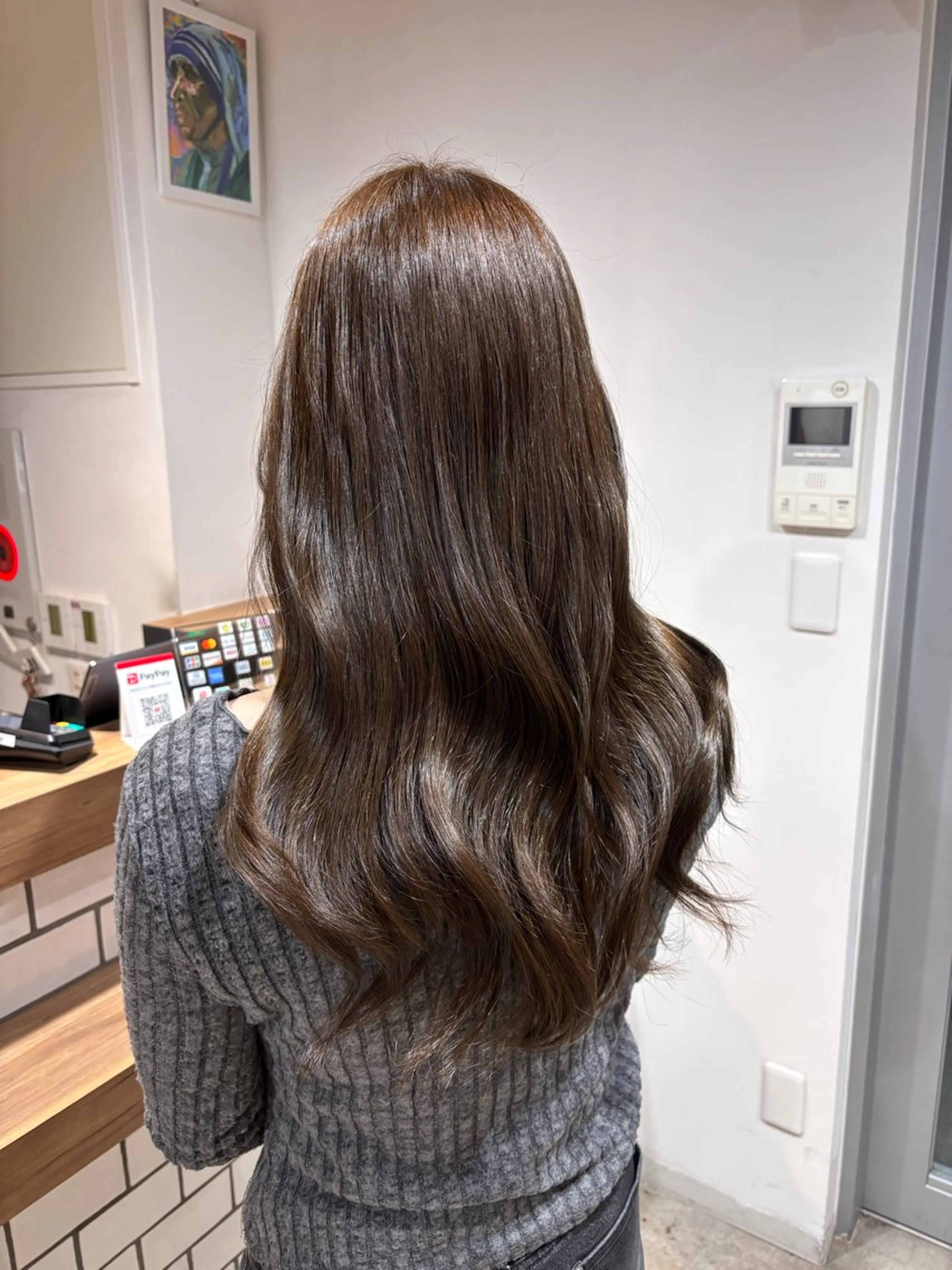 ロング カラー ベージュカラー ヘアカラー トリートメント 暖色カラー🍓/ 縮毛矯正/フミナのヘアスタイル