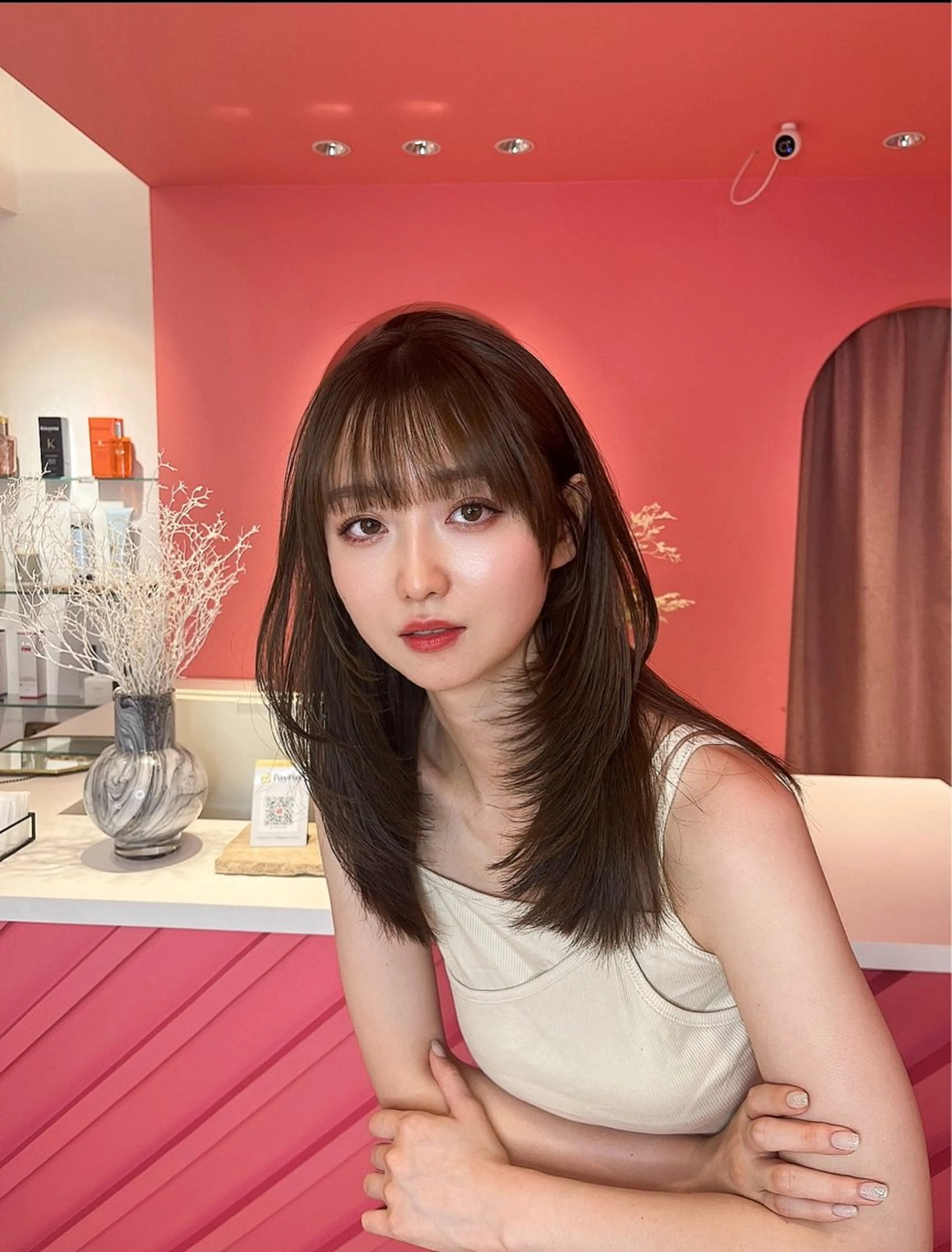 ロング カラー 縮毛矯正/レイヤー/ 髪質改善/龍之介のヘアスタイル