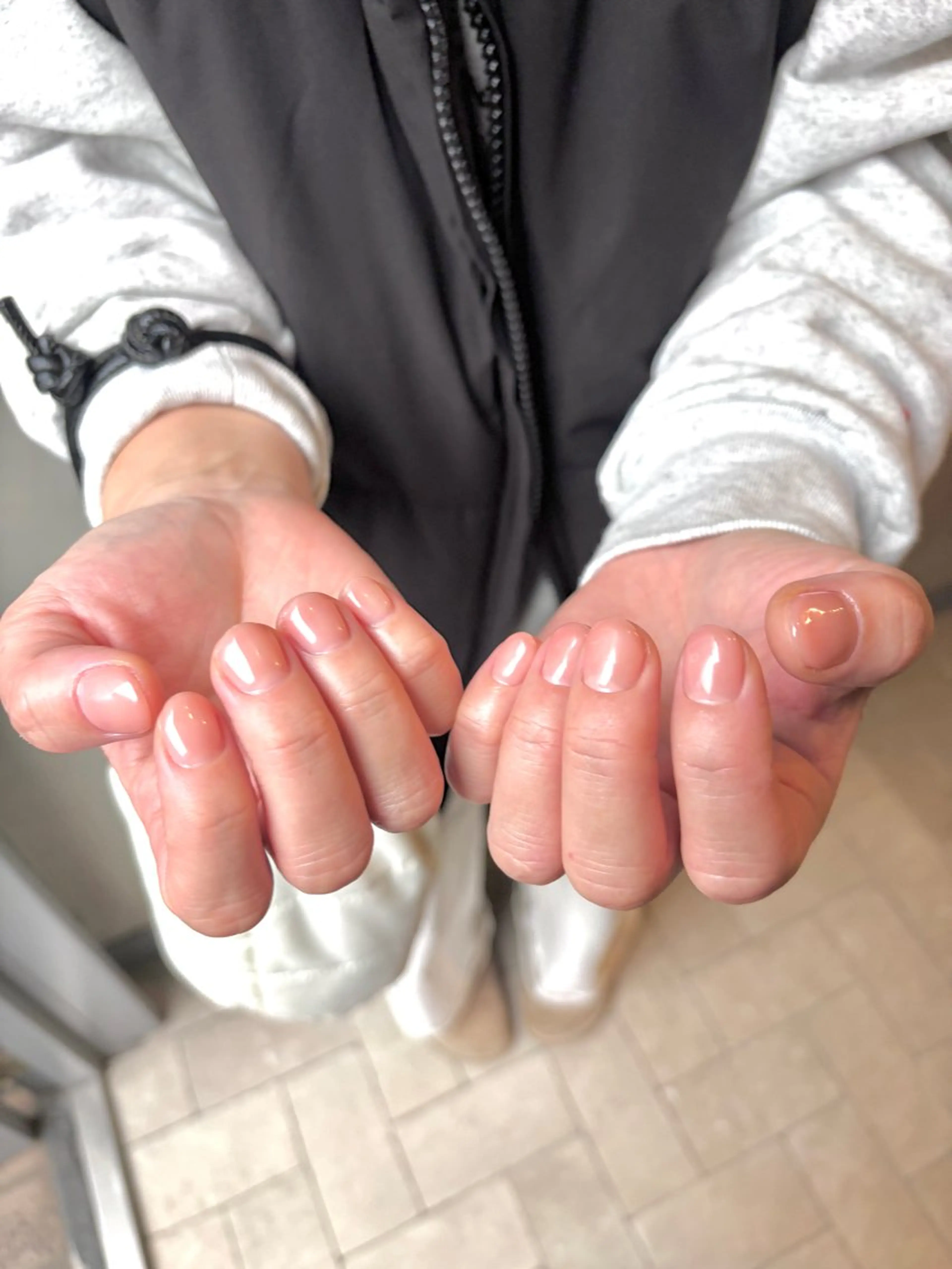 ネイル ジェルネイル ニュアンスネイル ワンカラーネイル シンプルネイル ハンドネイル sususu駒澤大学 Azusaのネイルデザイン