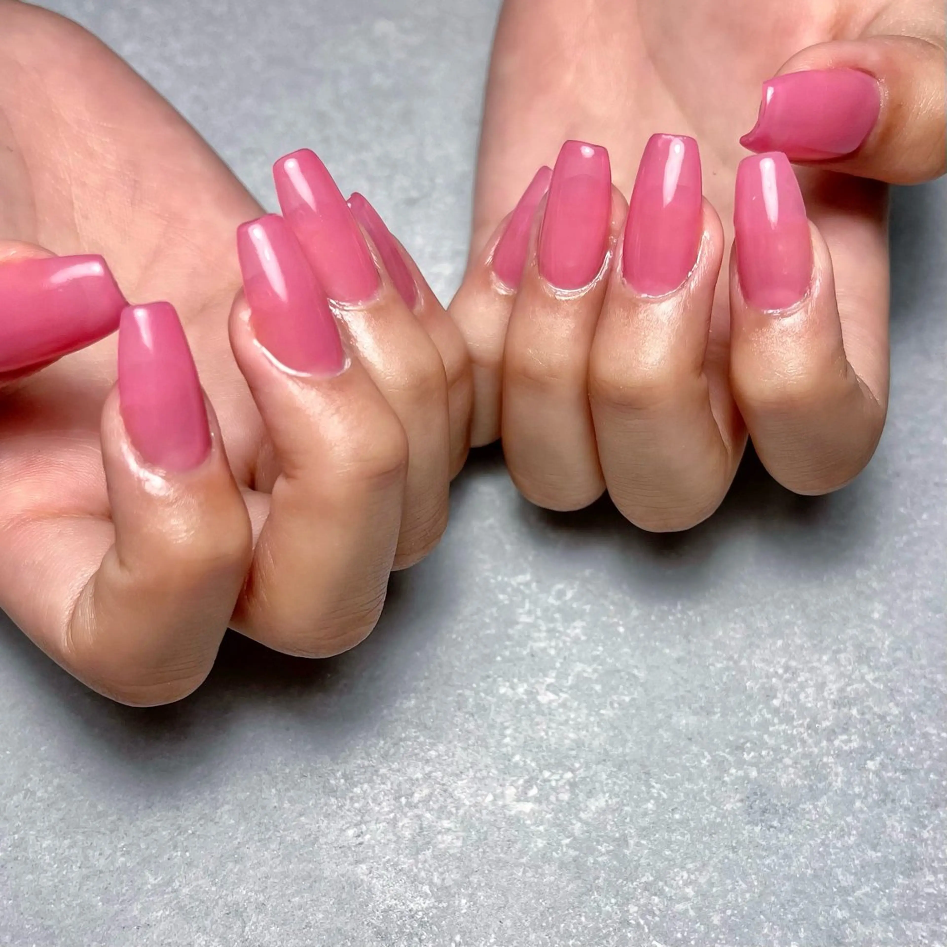 ネイル 長さ出し ロングネイル スカルプネイル nine.🦋 YUKOのネイルデザイン