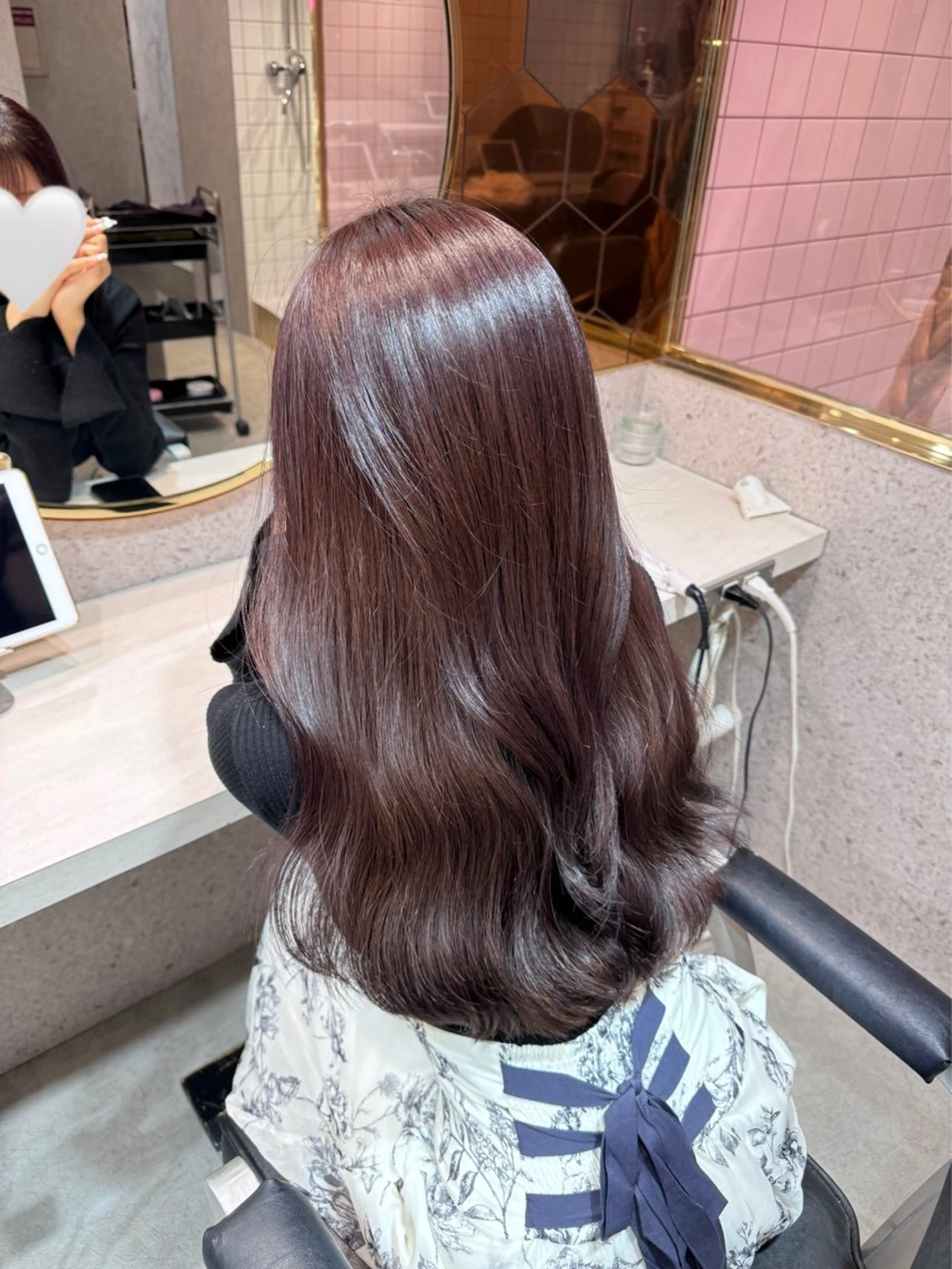 ロング カット ヘアカラー トリートメント 🎀しゅな/韓国 レイヤー/透明感♡のヘアスタイル