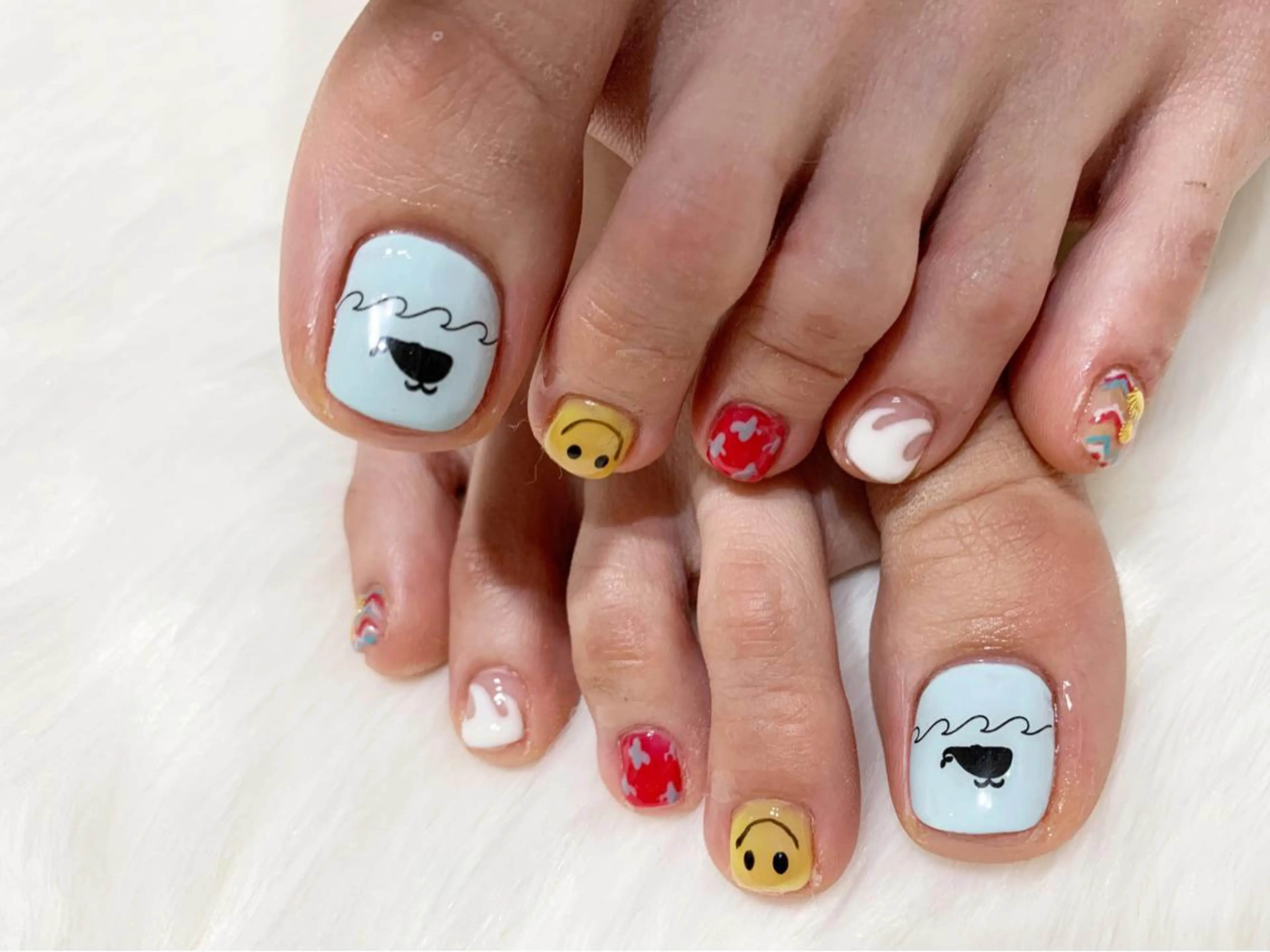 ネイル フットネイル 渡邊 亜貴のネイルデザイン