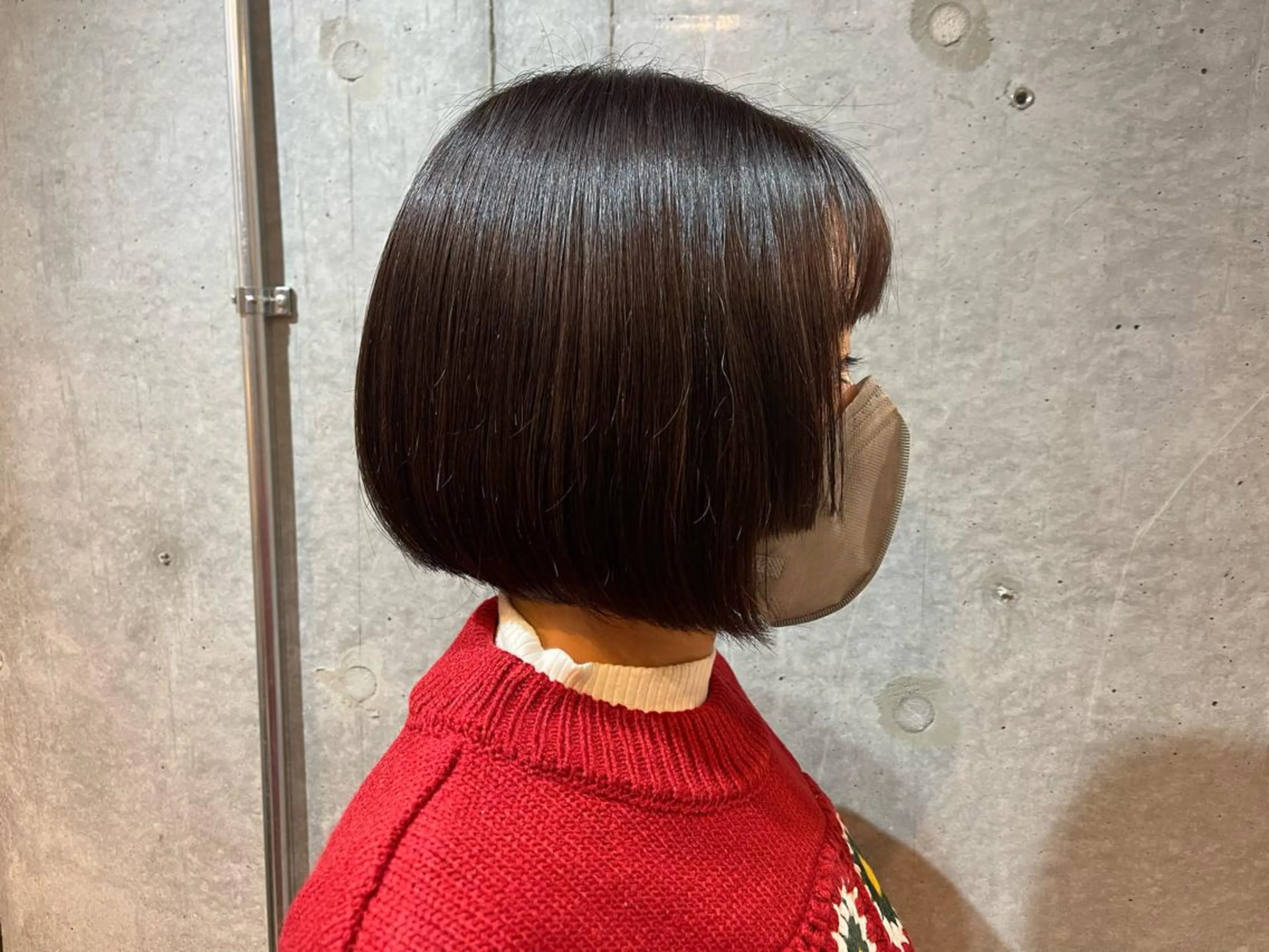 ショート カラー カット トリートメント ボブ/インナーカラー ショート/佐野祥子のヘアスタイル