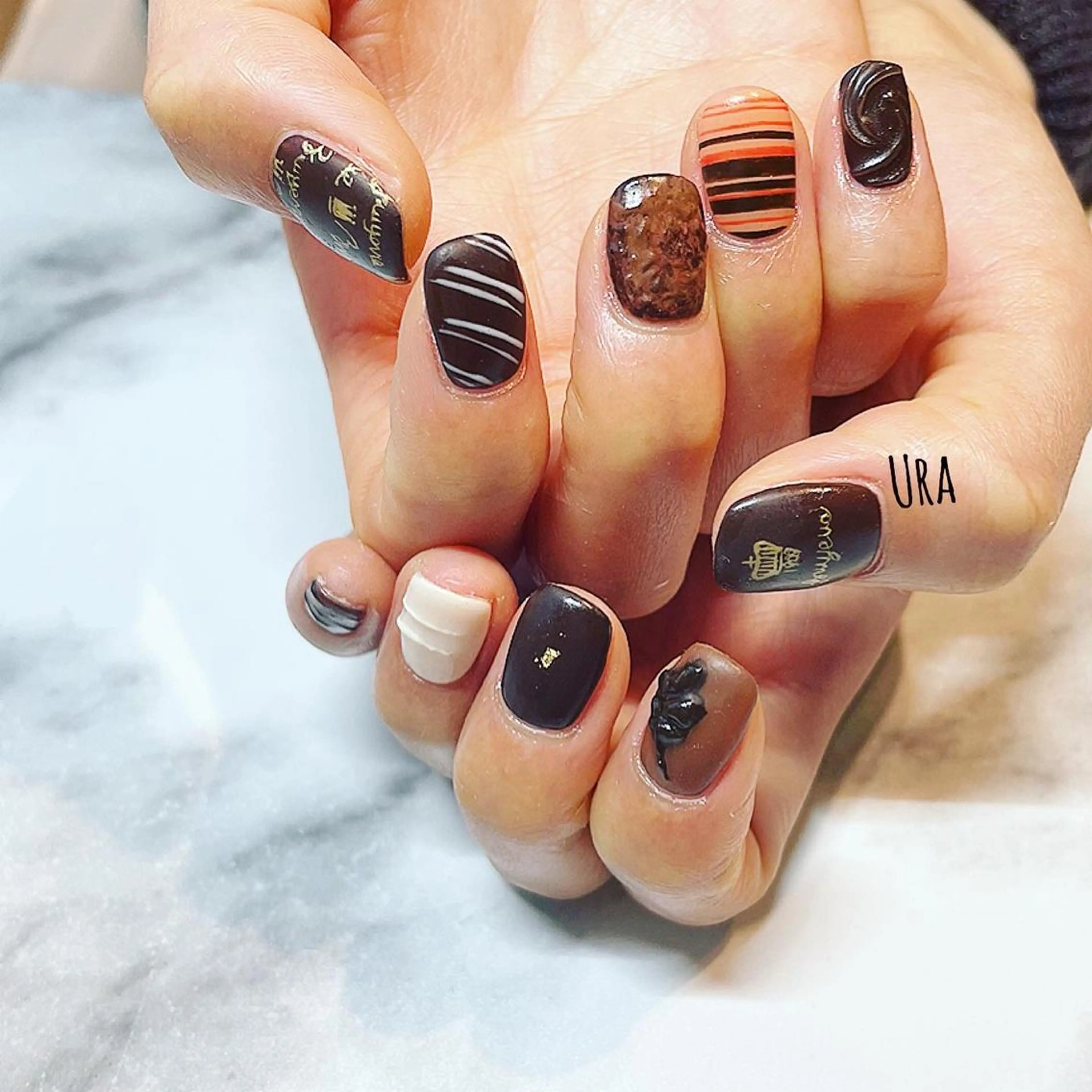ネイル ハンドネイル UrakoNail 《nail》のネイルデザイン