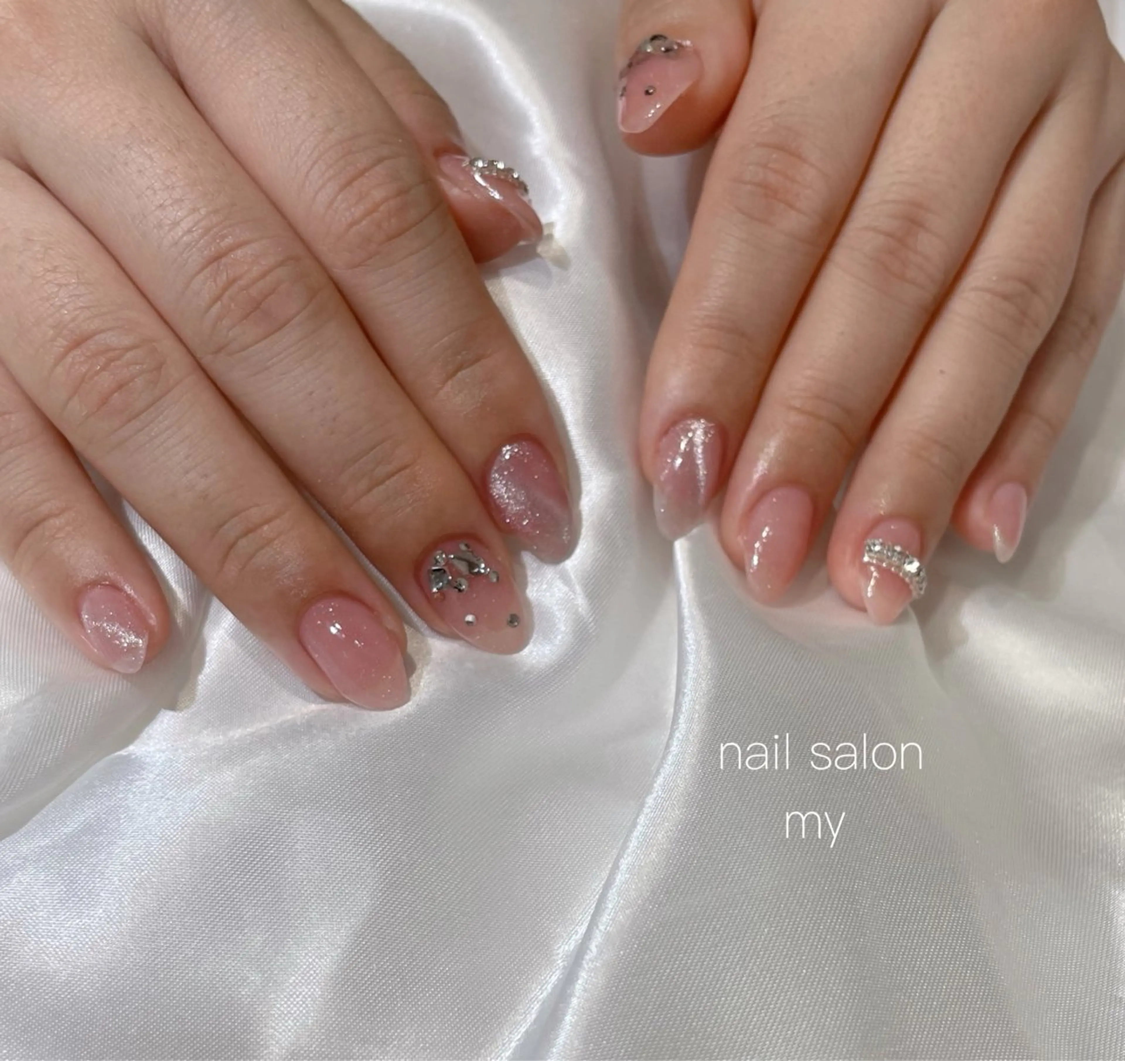 ネイル ジェルネイル 韓国ネイル マグネットネイル ニュアンスネイル パラジェル ハンドネイル Nail salon MY所属・NailSalon MYのネイルデザイン