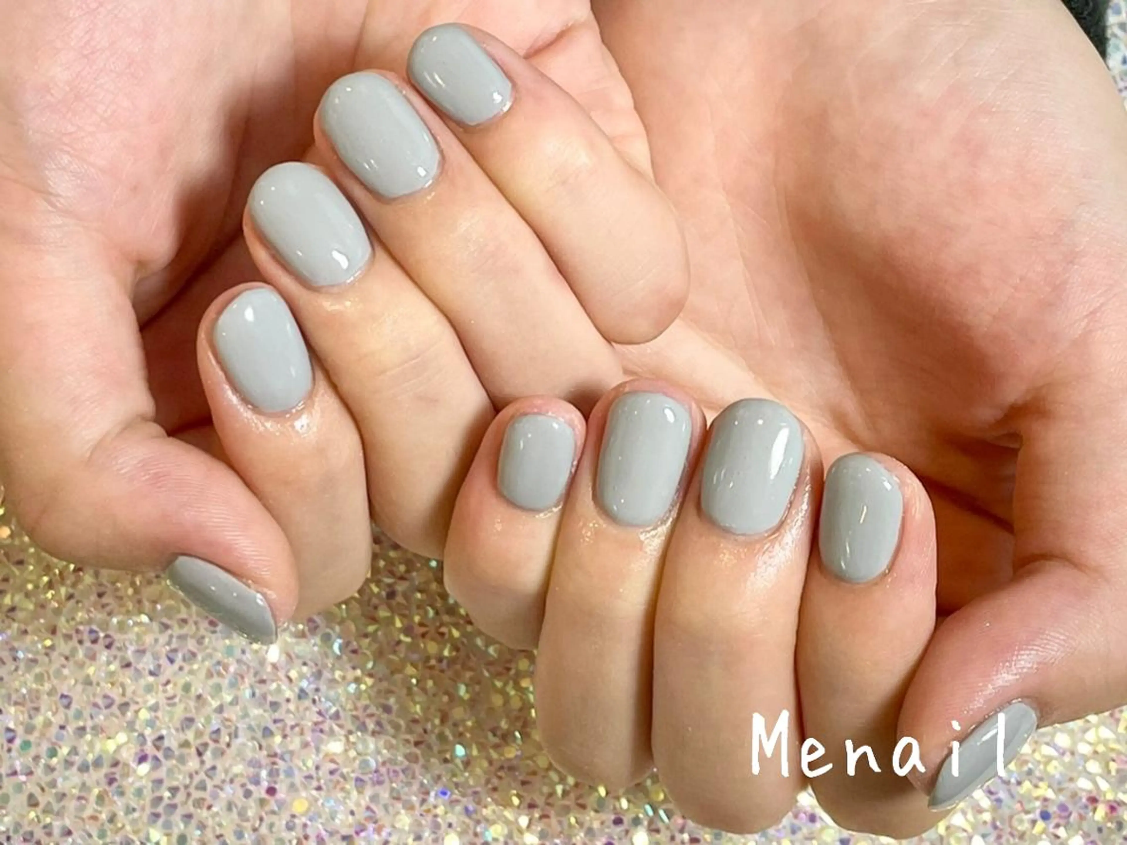 ネイル ワンカラーネイル Menail 心斎橋 /南船場/miho☆のネイルデザイン