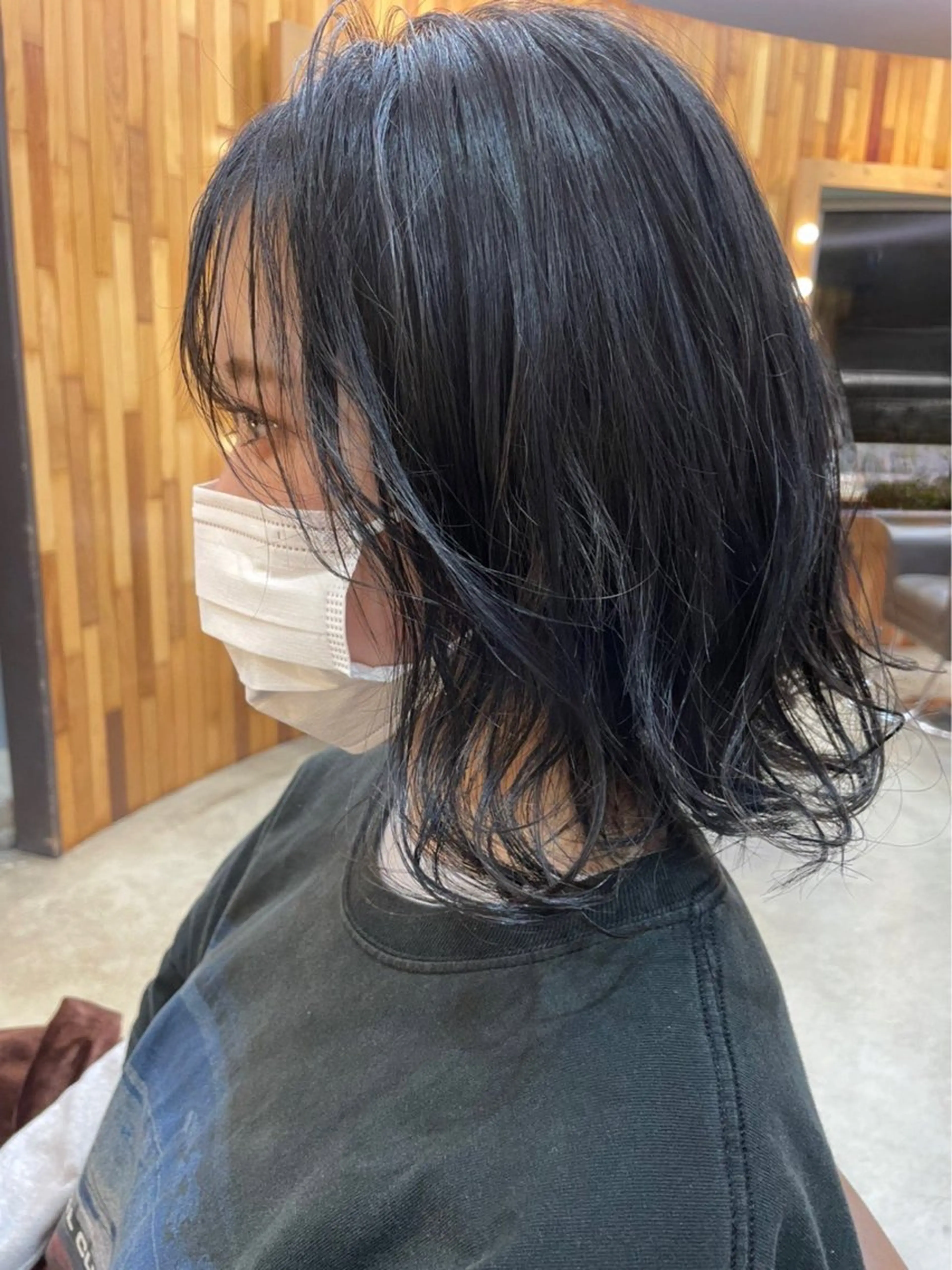 ミディアム カラー 髙橋紋菜🍏 イオンモール名取2階のヘアスタイル