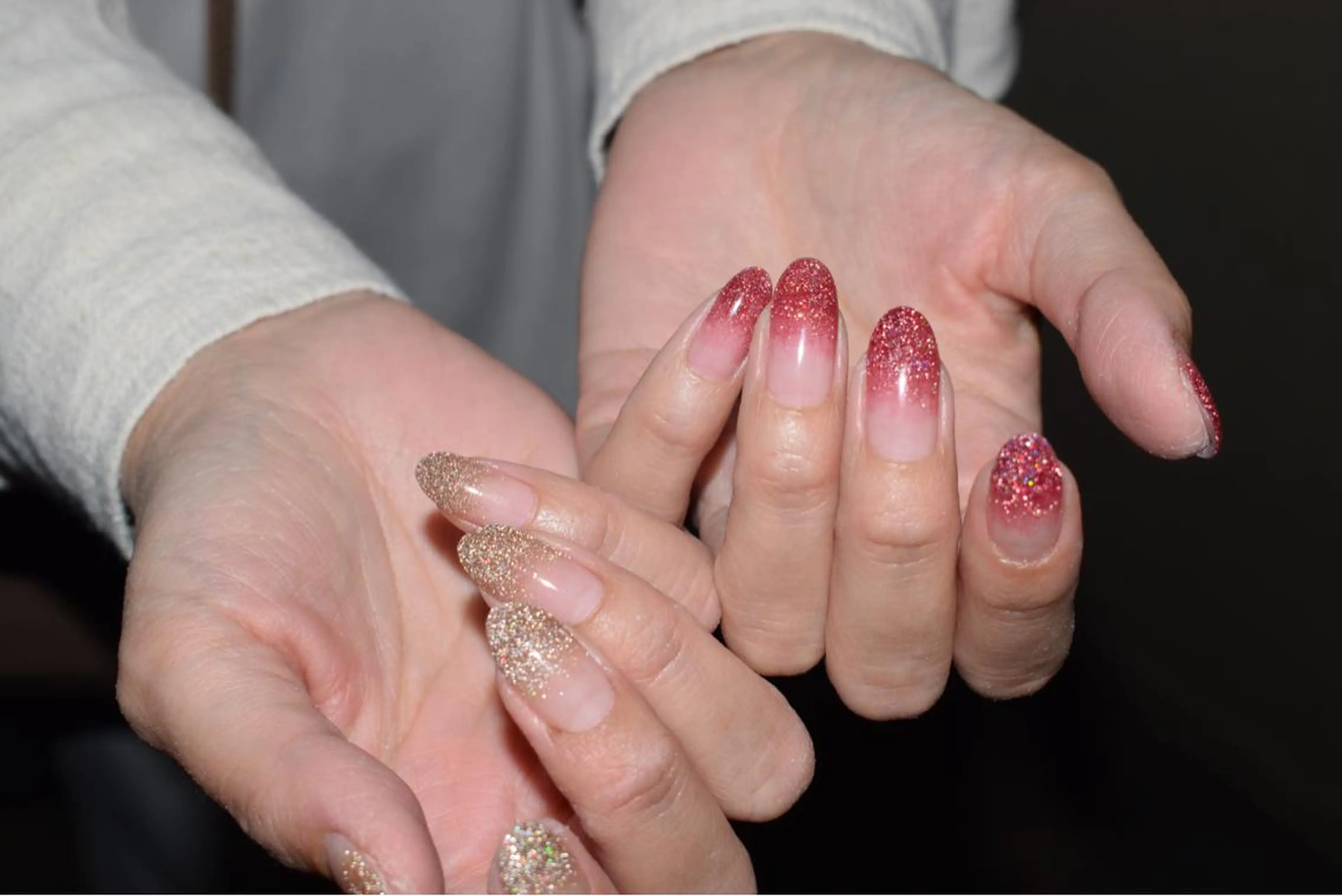 【初回オフ無料】マグネットorミラーネイルorフラッシュネイルの写真