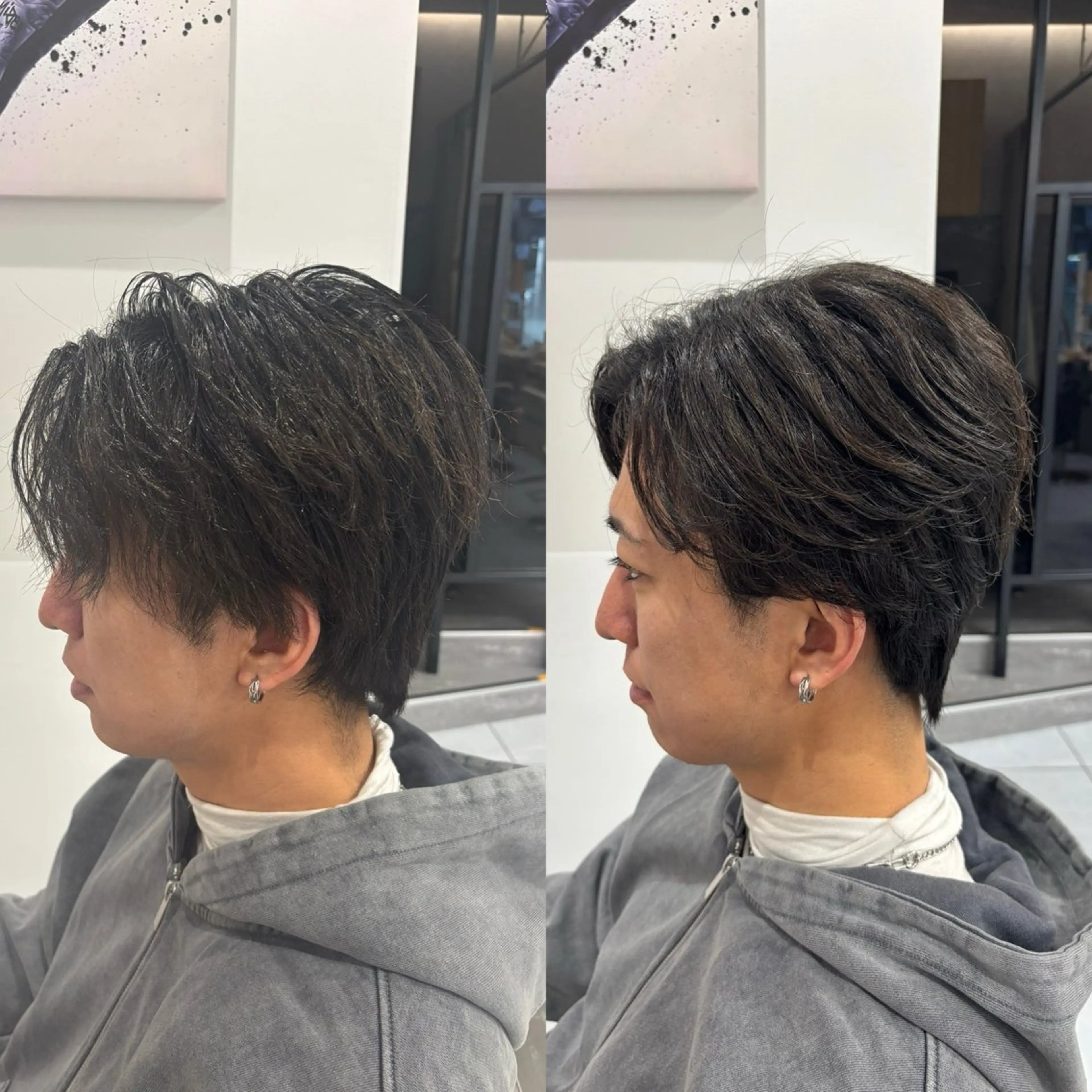 メンズ カット パーマ メンズ特化韓国風 パーマスタイル/りんのヘアスタイル