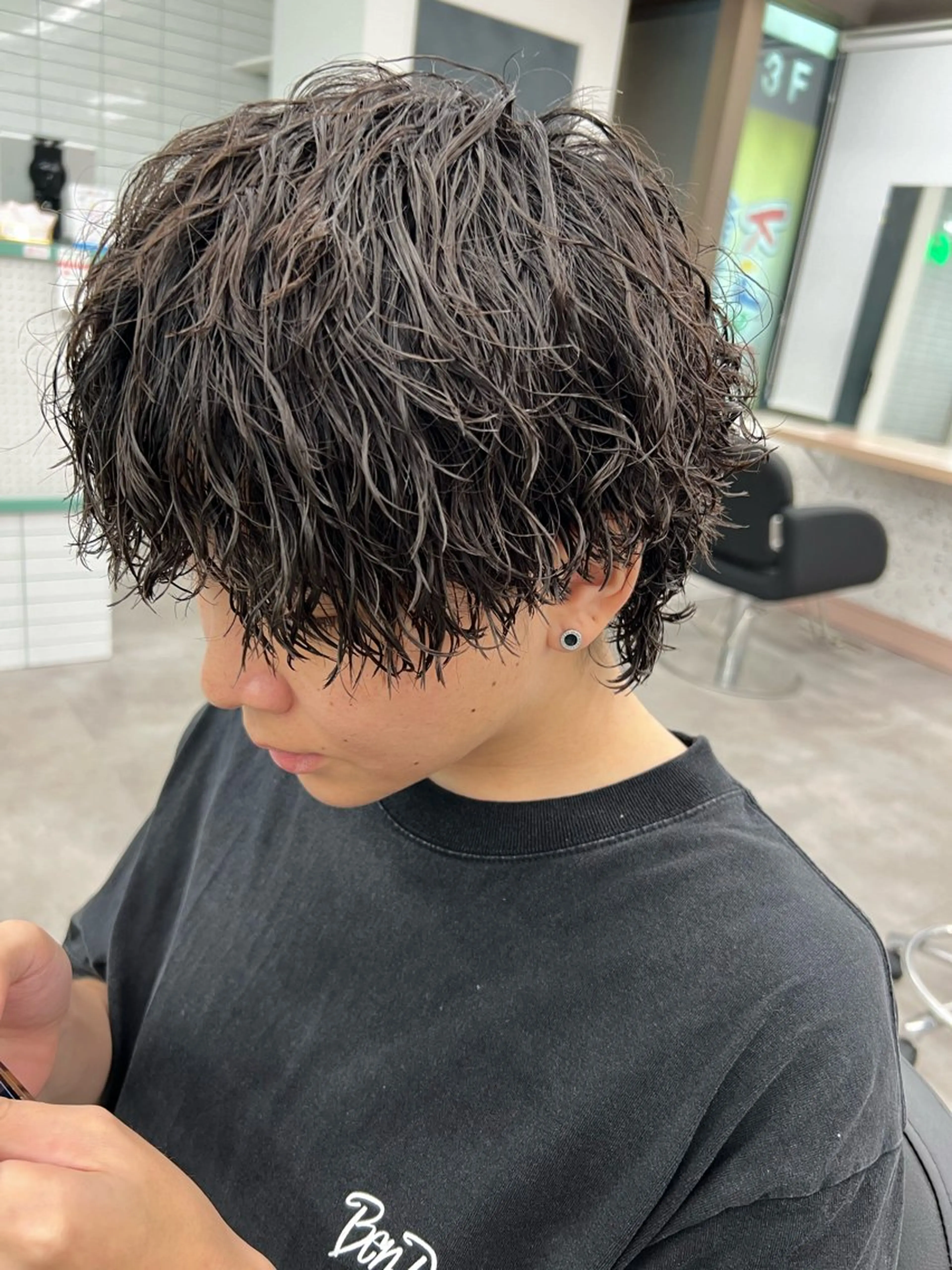 メンズデザインパーマ+カットが破格のお値段!(ツイスト等含みます)の写真