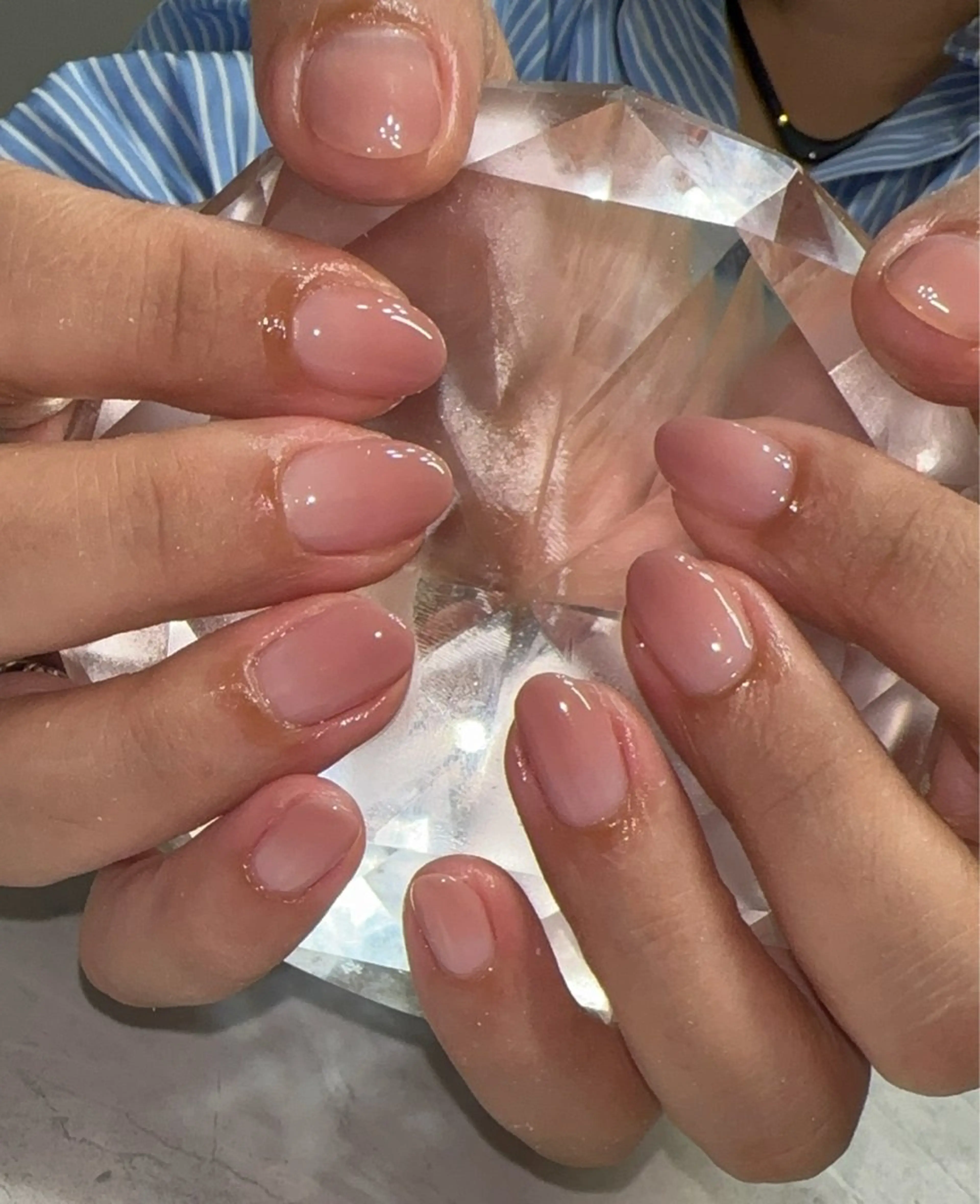 ネイル グラデーション ロングネイル オフィスネイル ショートネイル Nailsalon Clairのネイルデザイン