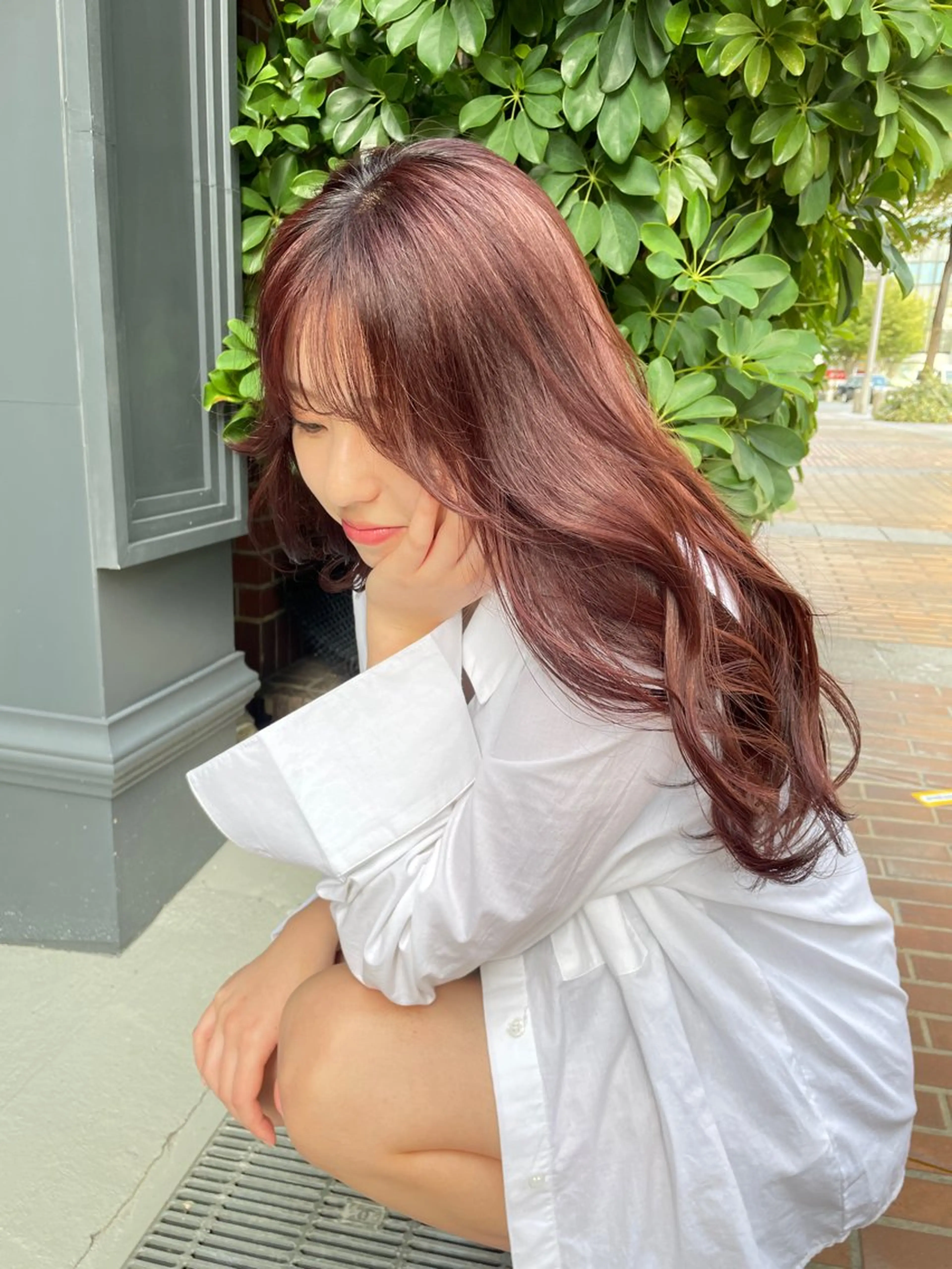 ロング カラー ハイトーンカラー カット ヘアカラー トリートメント カラー指名No.1 土井新治❄️のヘアスタイル