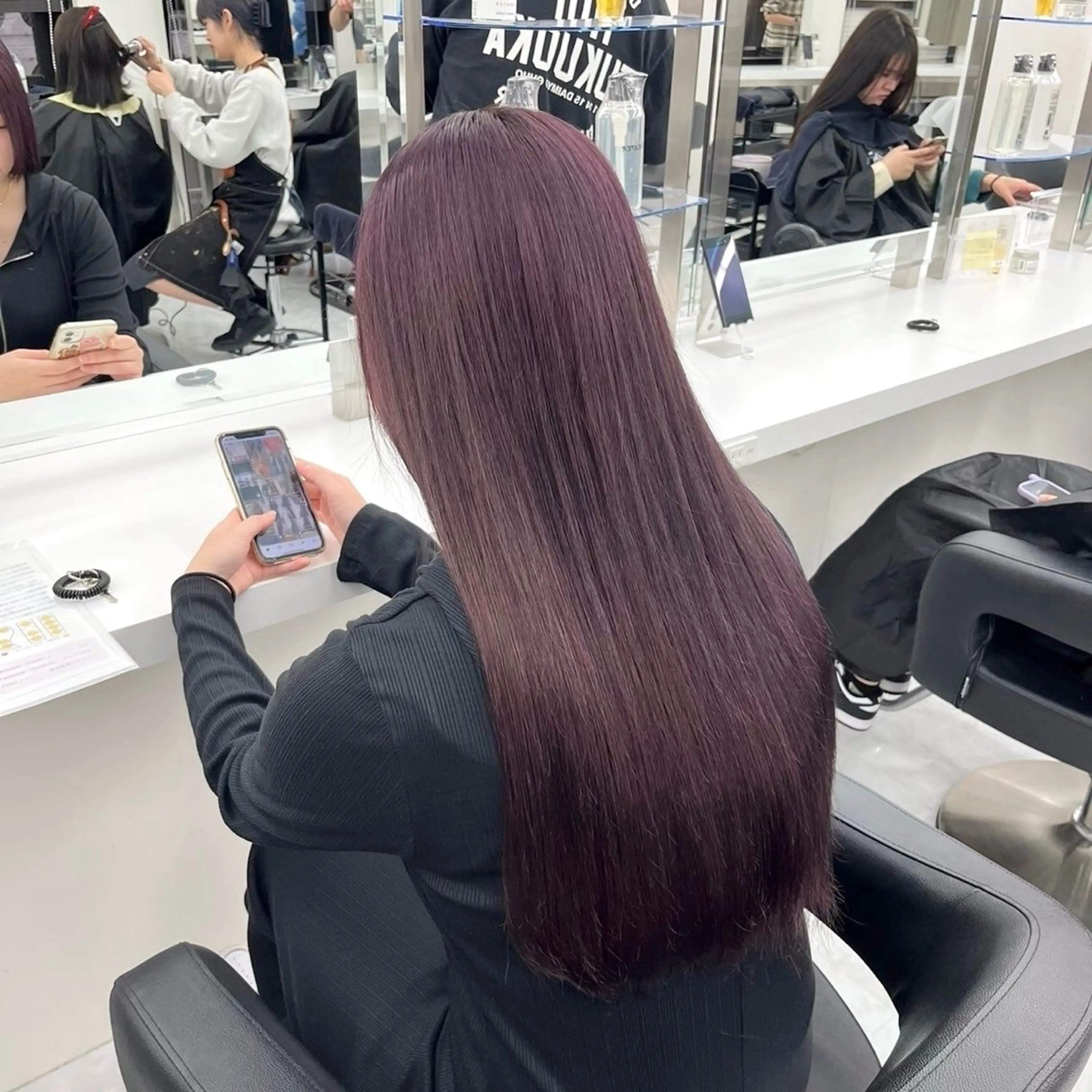 ロング カラー 🎀暖色/ラベンダー /paru🤍のヘアスタイル