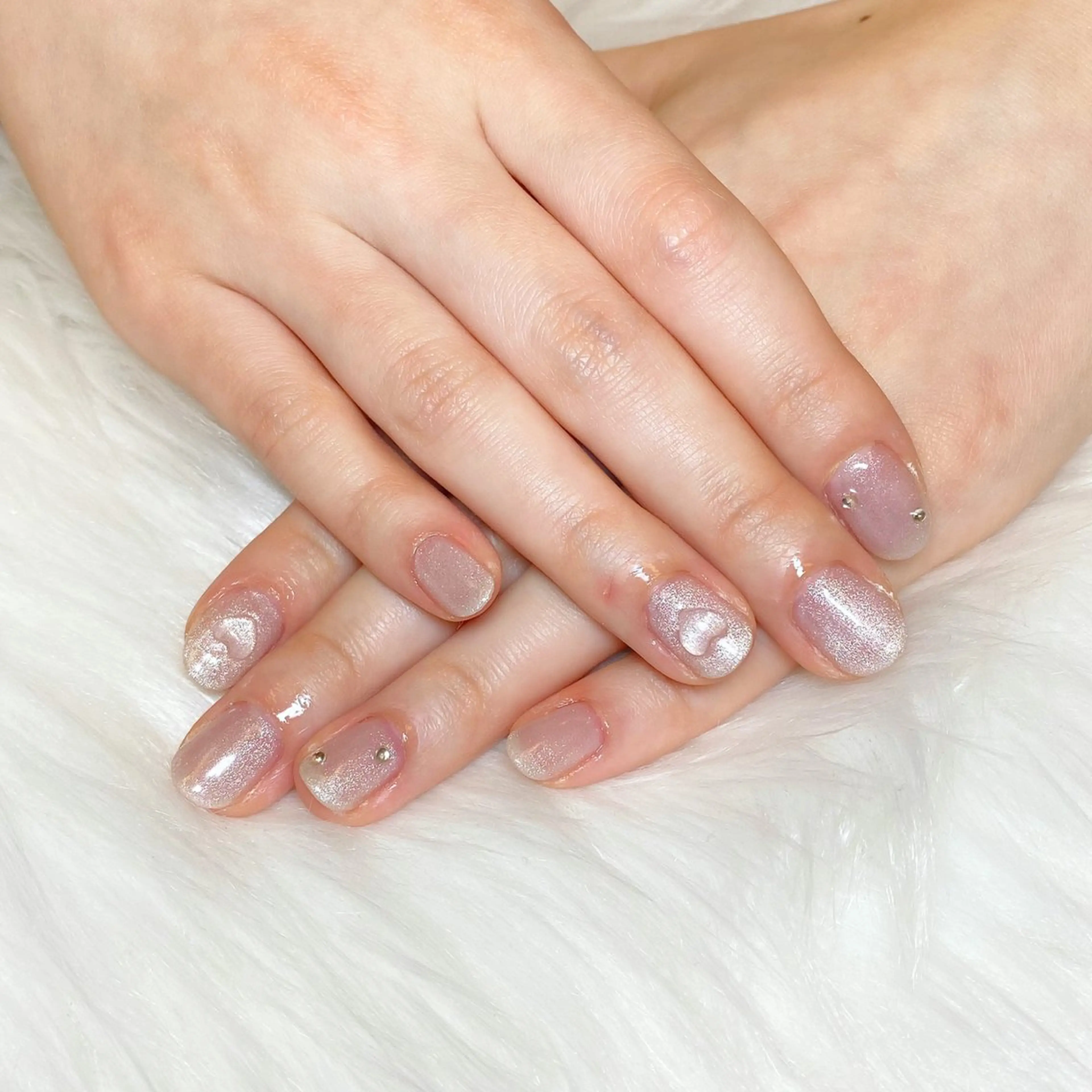 ネイル マグネットネイル メンズネイル ワンホンネイル studio tam 髙橋彩夏のネイルデザイン