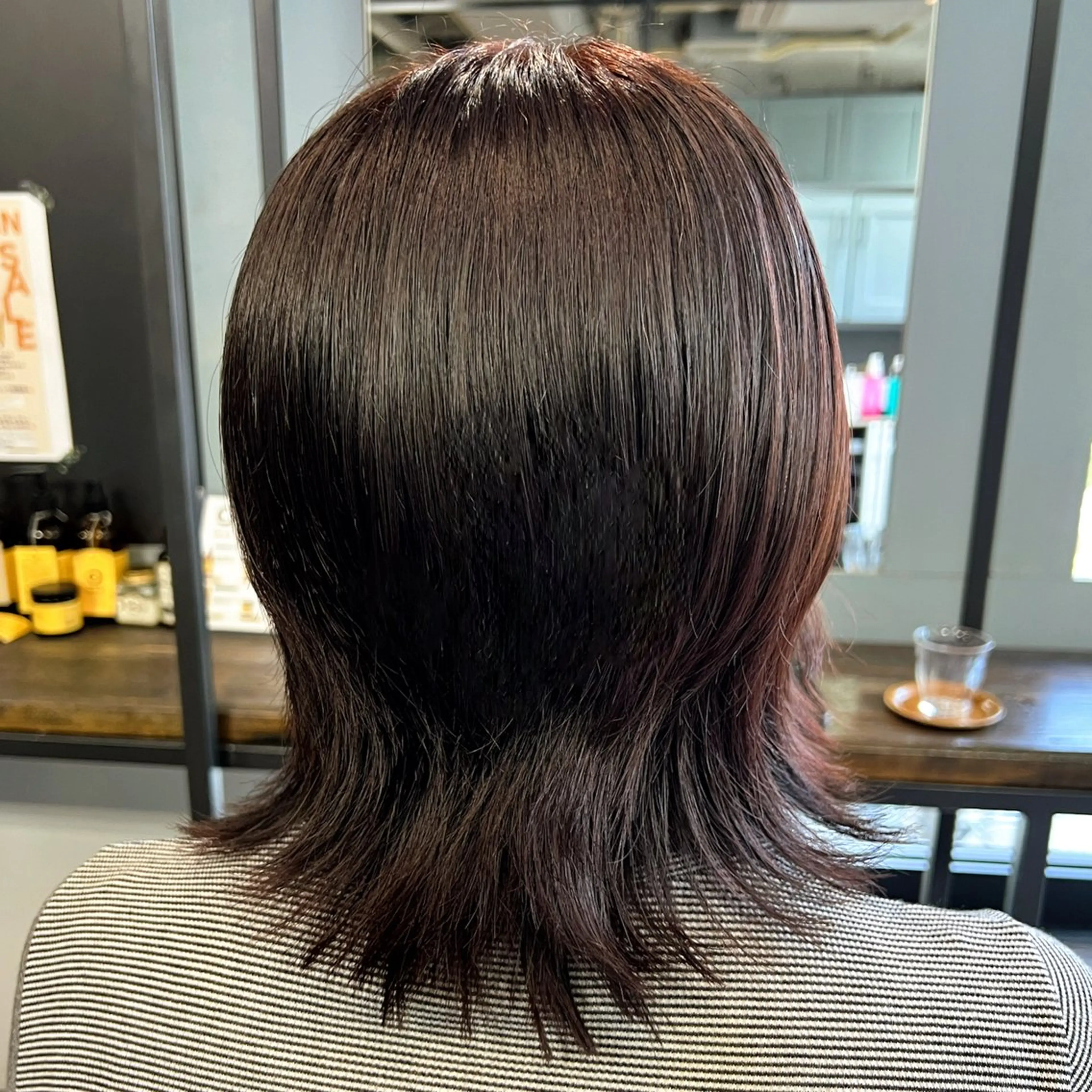 ミディアム カラー 💘 艶モテ/丁寧 カット💘rina.のヘアスタイル