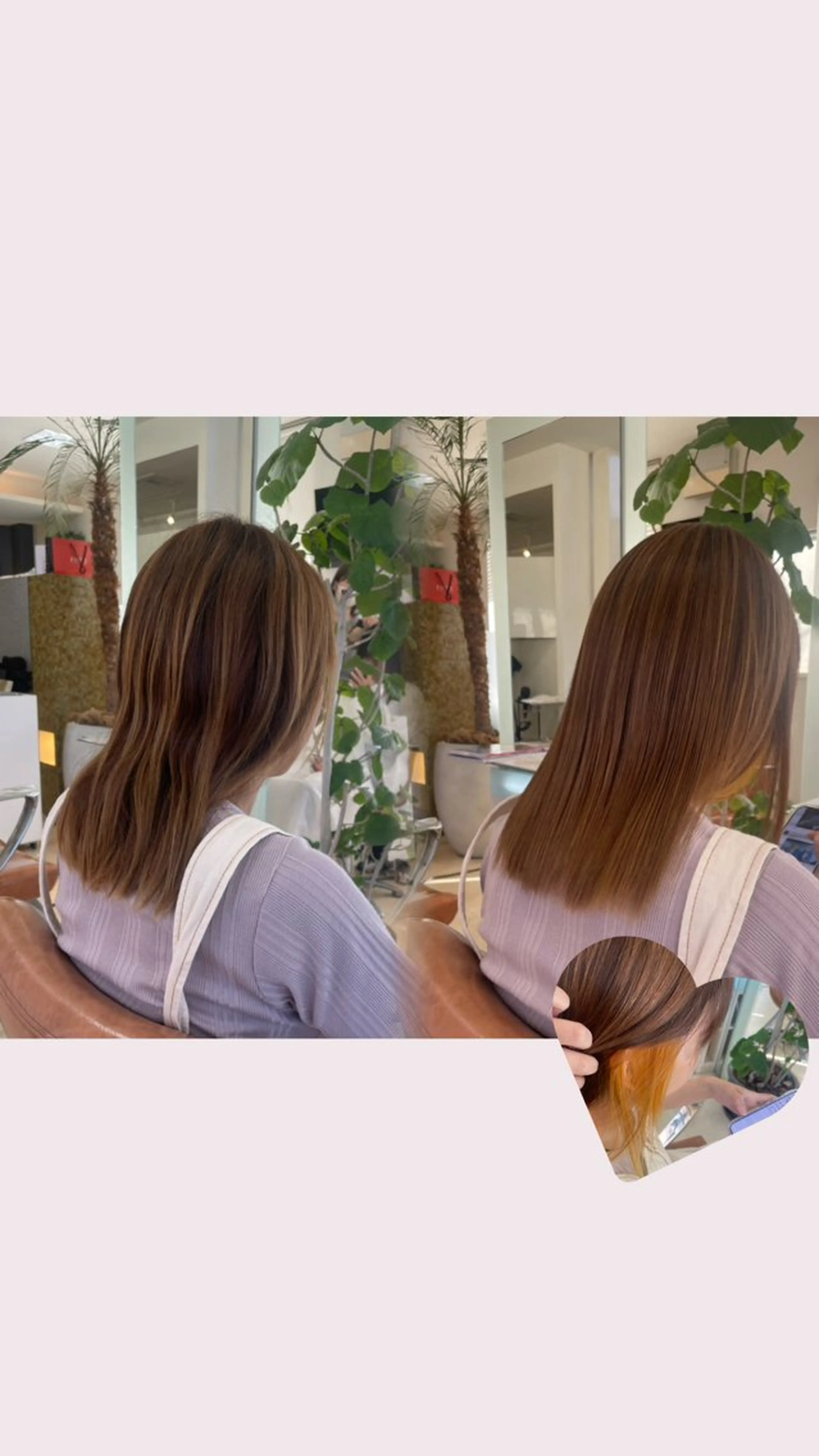 ミディアム カラー デザインカラー 透明感モテカラー🎀 ／𝐦𝐨𝐞のヘアスタイル