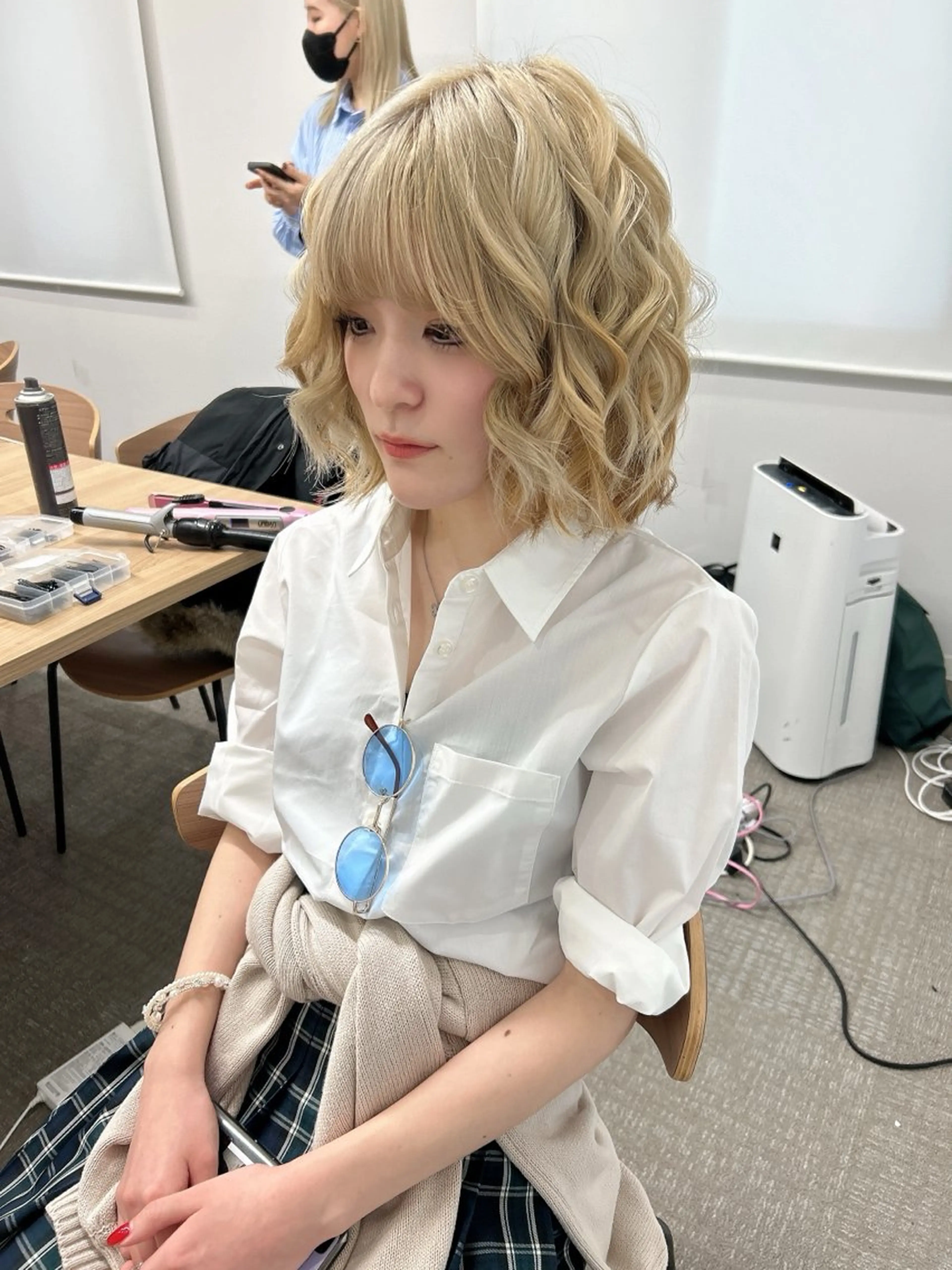 ショート ショートヘア ベルグロー所属・ベルグローヘアセット 🤍まりこのヘアスタイル