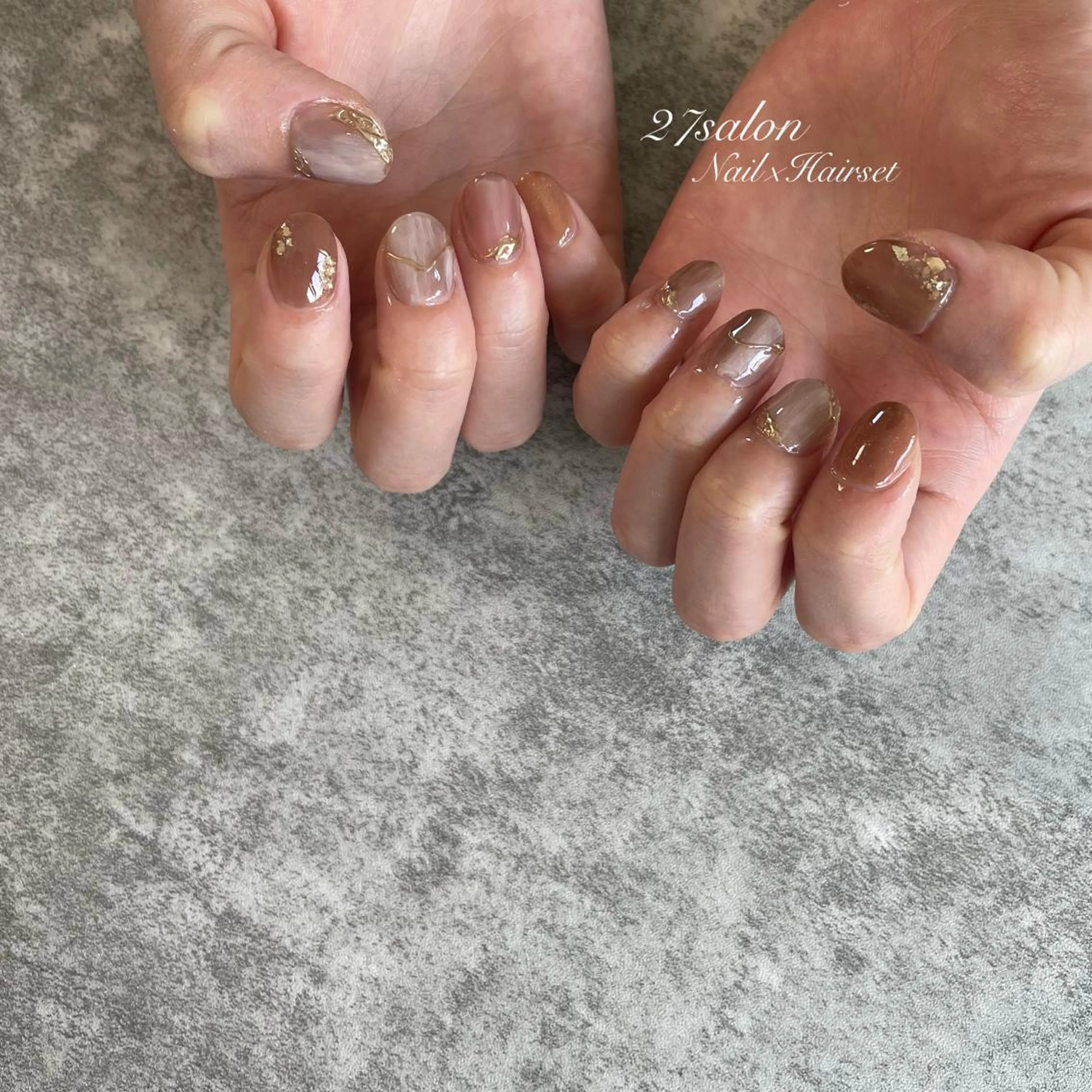 ネイル ニュアンスネイル 27salon yuinaのネイルデザイン