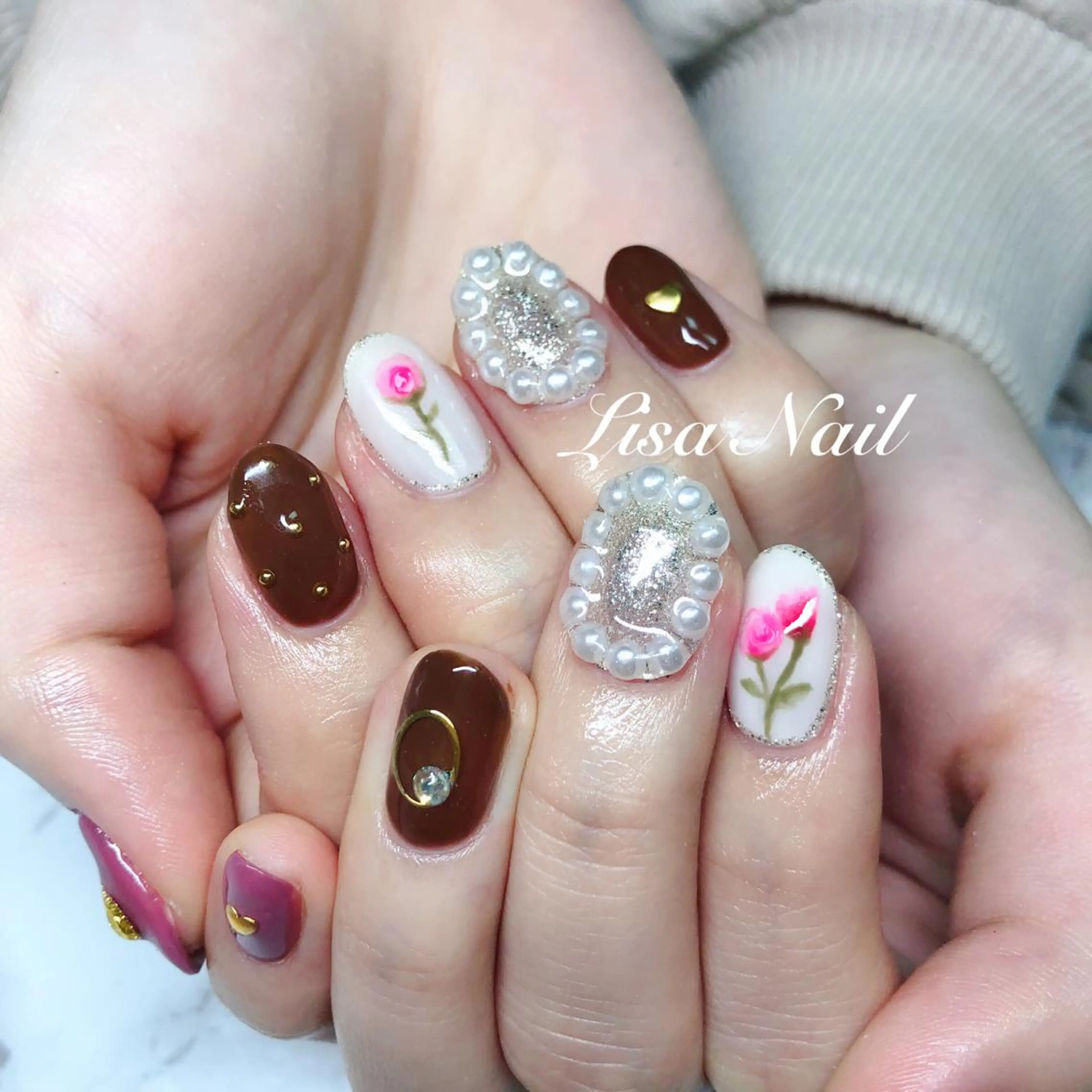 ネイル 🎀 RI🎀のネイルデザイン