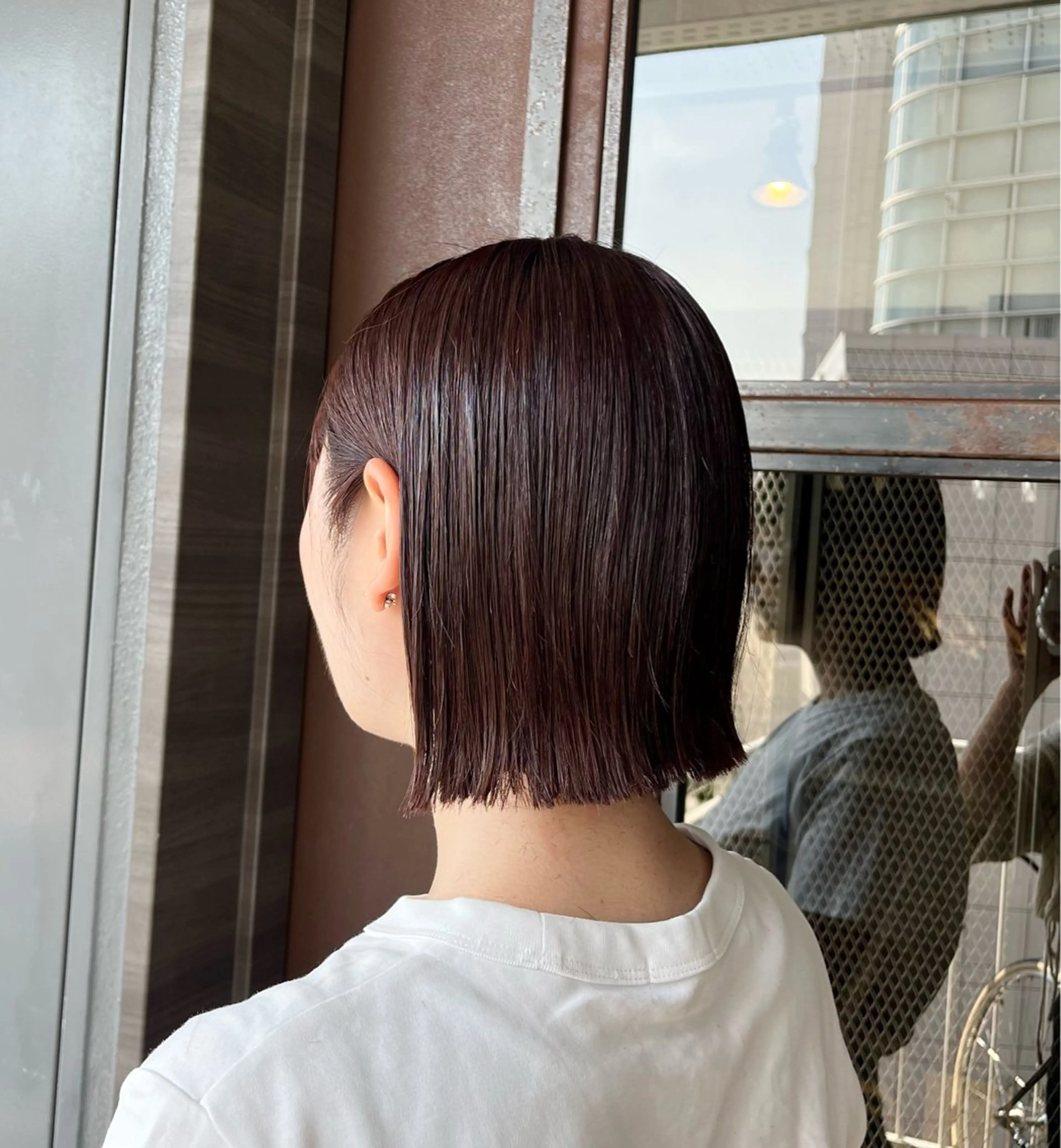 ショート 切りっぱなしボブ ボブ the OSCAR所属・韓国ヘアスタイリスト Harukaのヘアスタイル