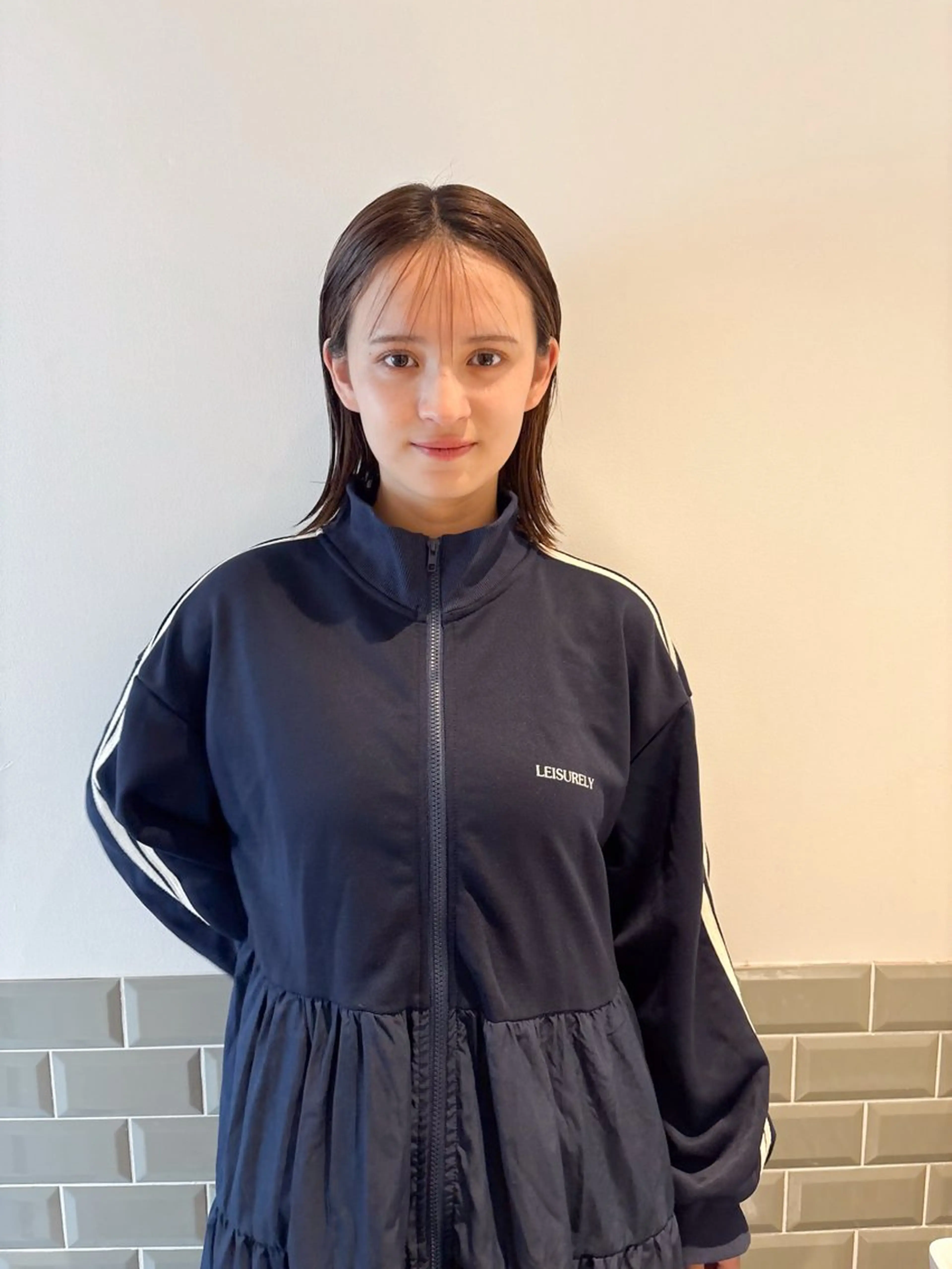 ミディアム カラー ボブ シースルーバング カット ヘアカラー トリートメント Takuma Suzuki中目黒のヘアスタイル