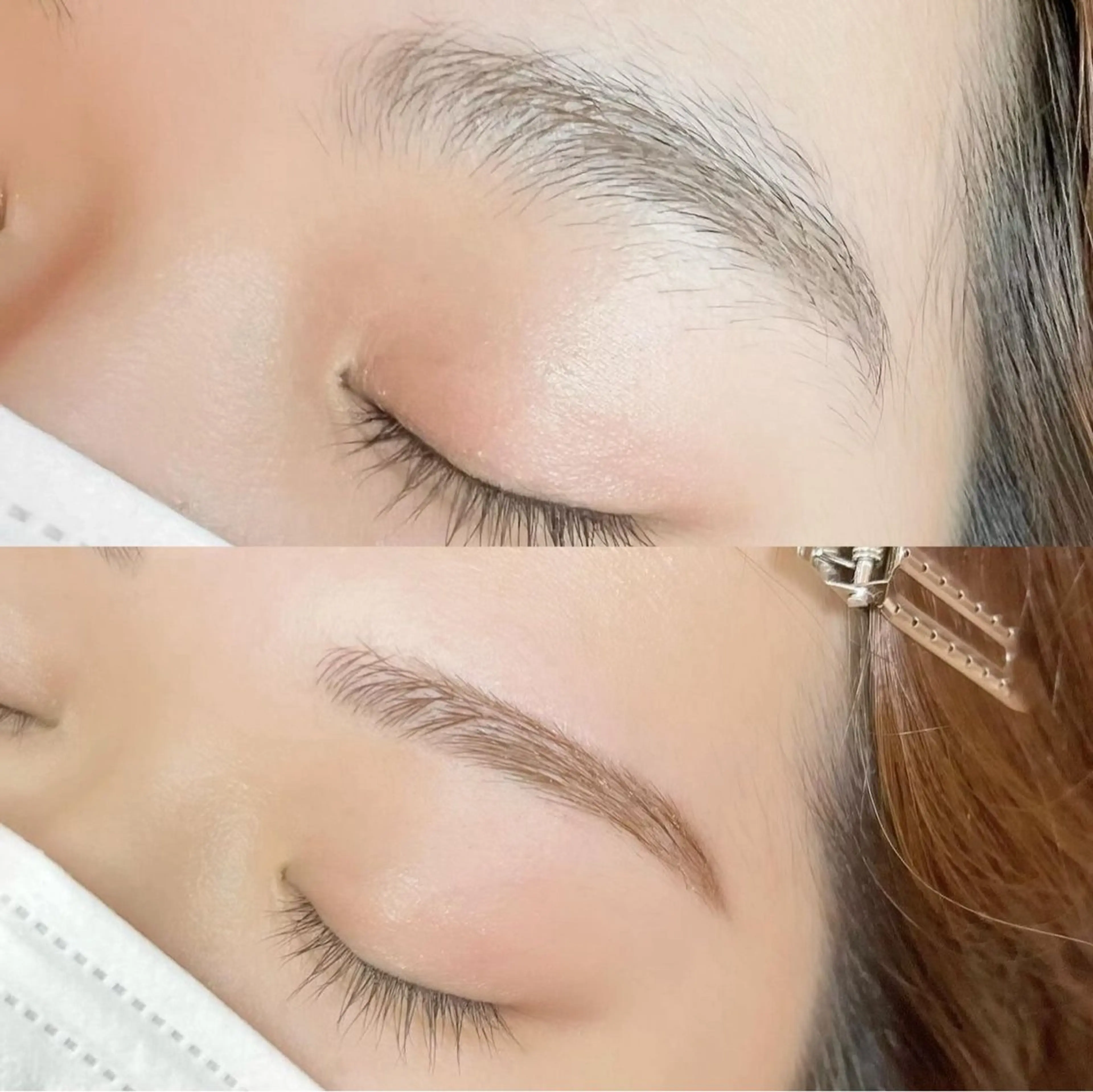 マッピング＆間引き付き🩵アイブロウ Waxの写真