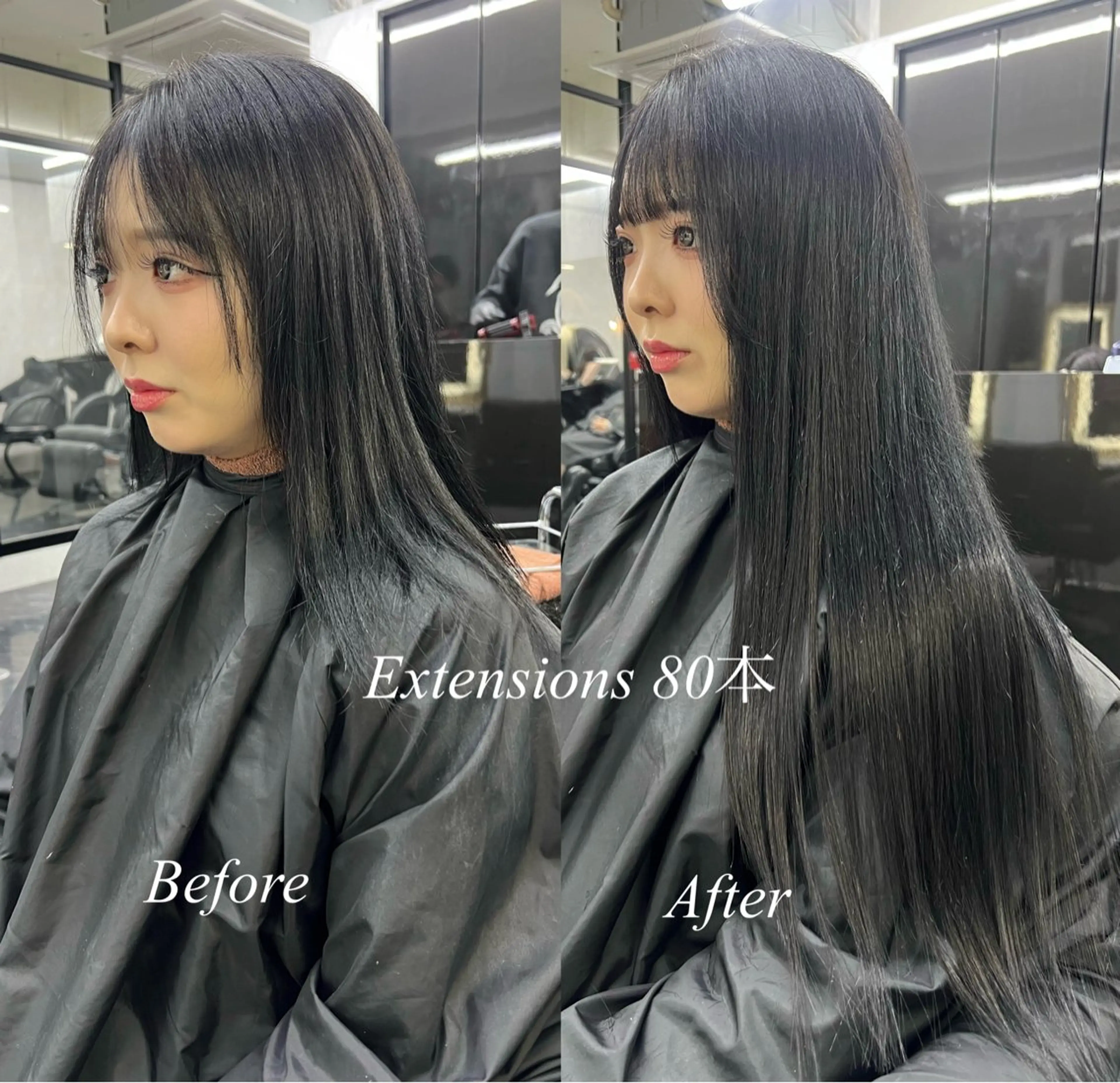 ロング カラー シールエクステ ハイトーンカラー エクステ ヘアカラー エクステ シールエクステ特化 ハイトーン、NANAのヘアスタイル