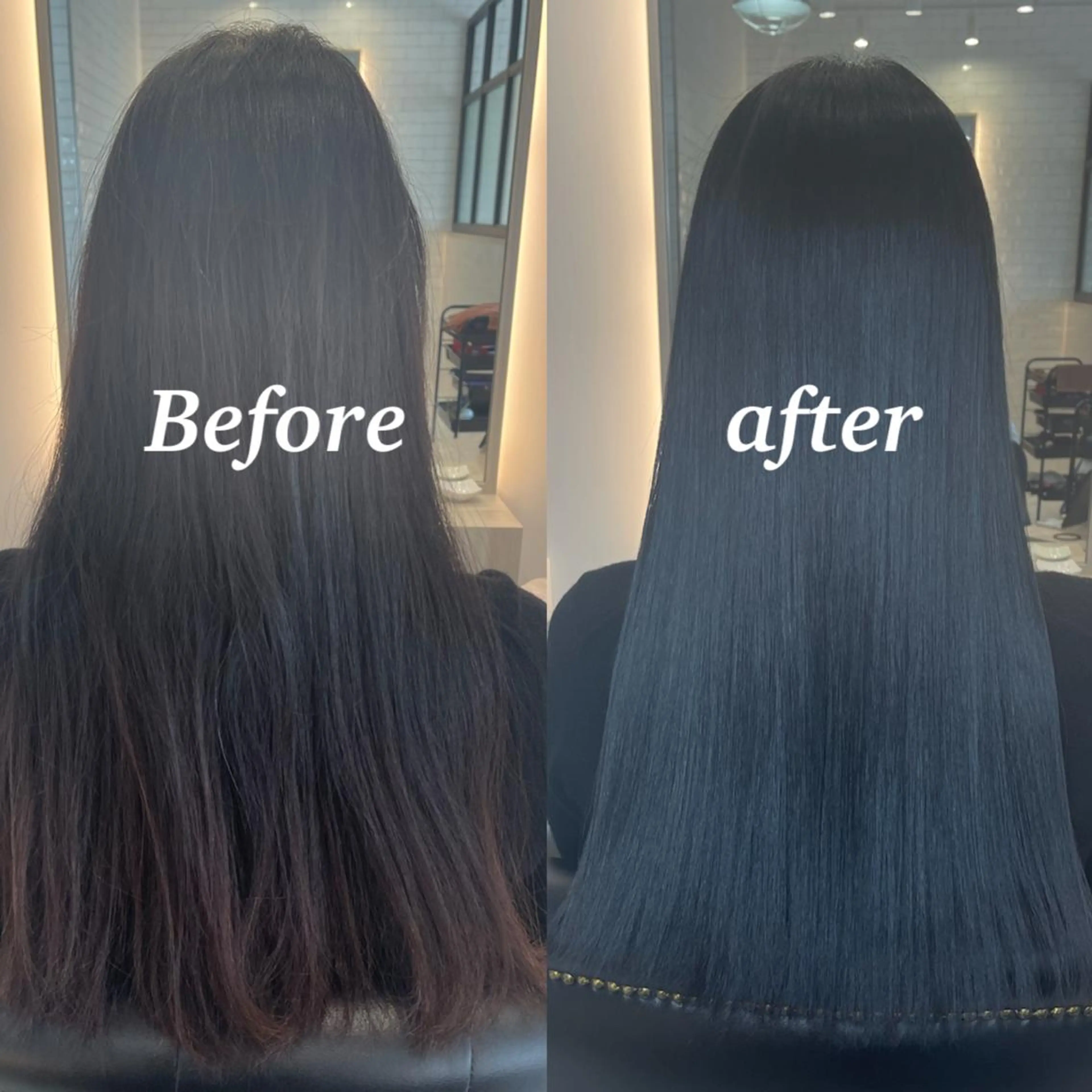 ロング カラー ヘアカラー トリートメント &chaLme   心斎橋所属・emi/髪質改善/ 韓国風/艶カラーのヘアスタイル