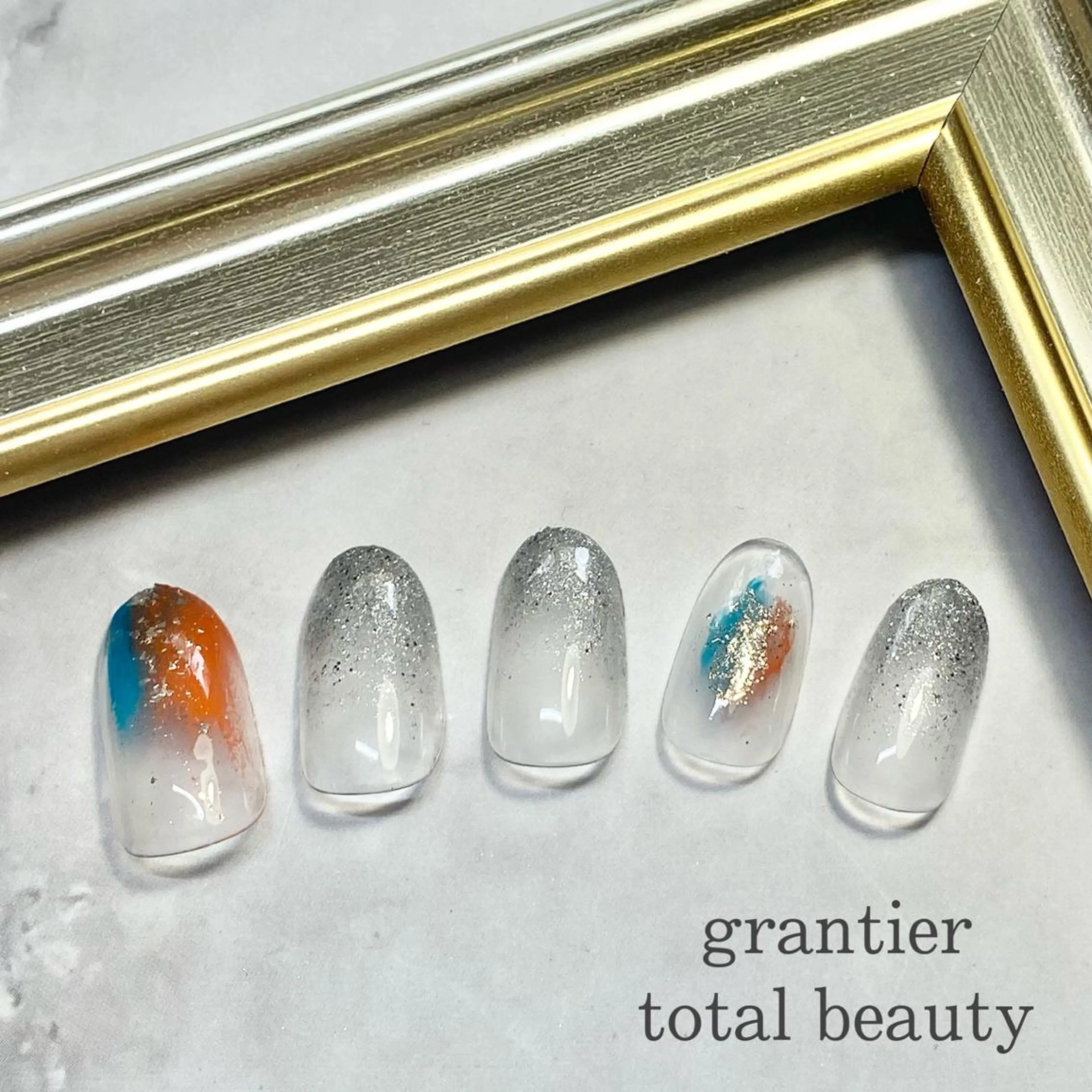 ネイル クリアネイル ハンドネイル grantier beautyのネイルデザイン