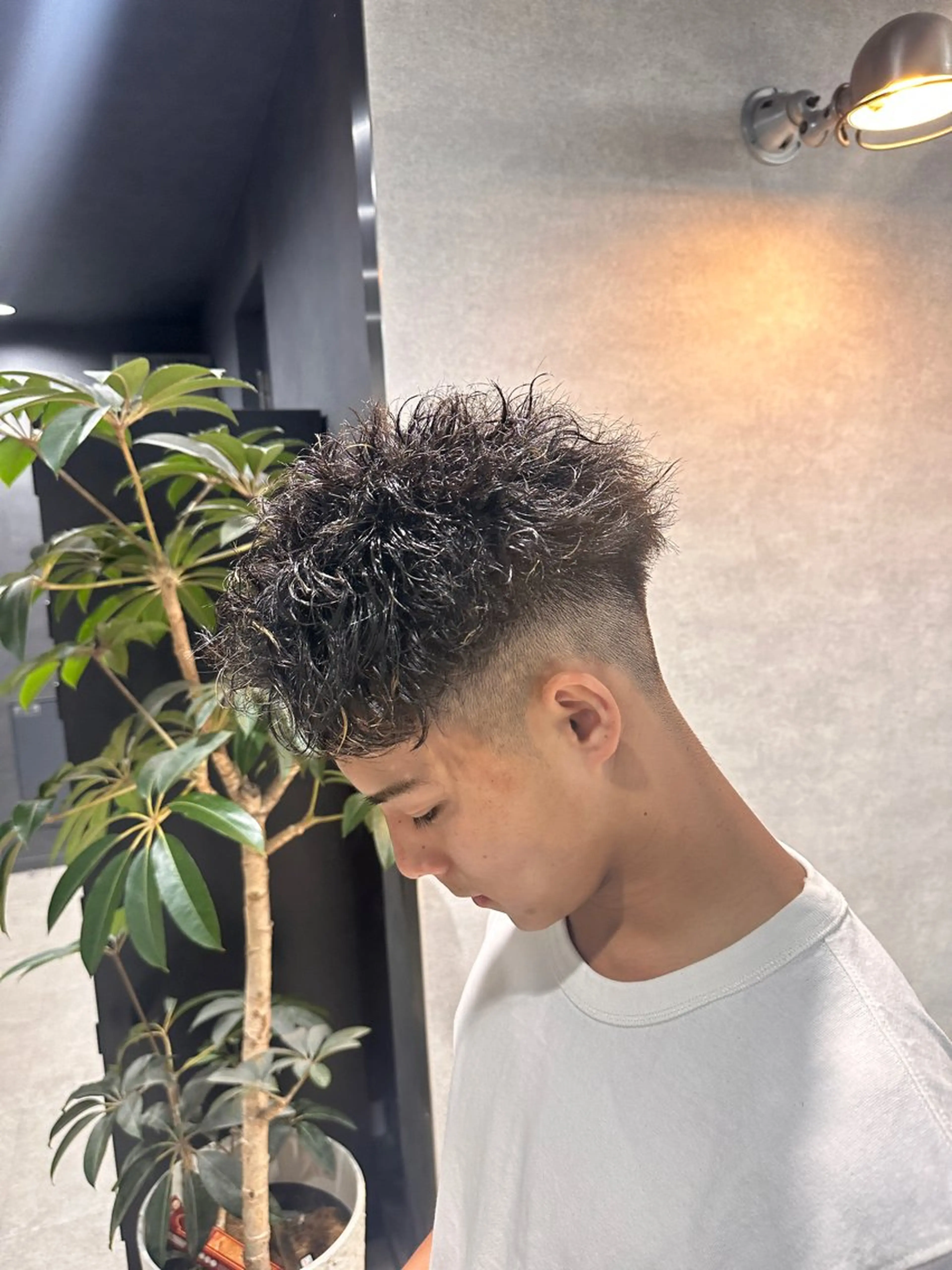 ショート パーマ メンズ 【メンズサロン】 BLUCK 横浜のヘアスタイル