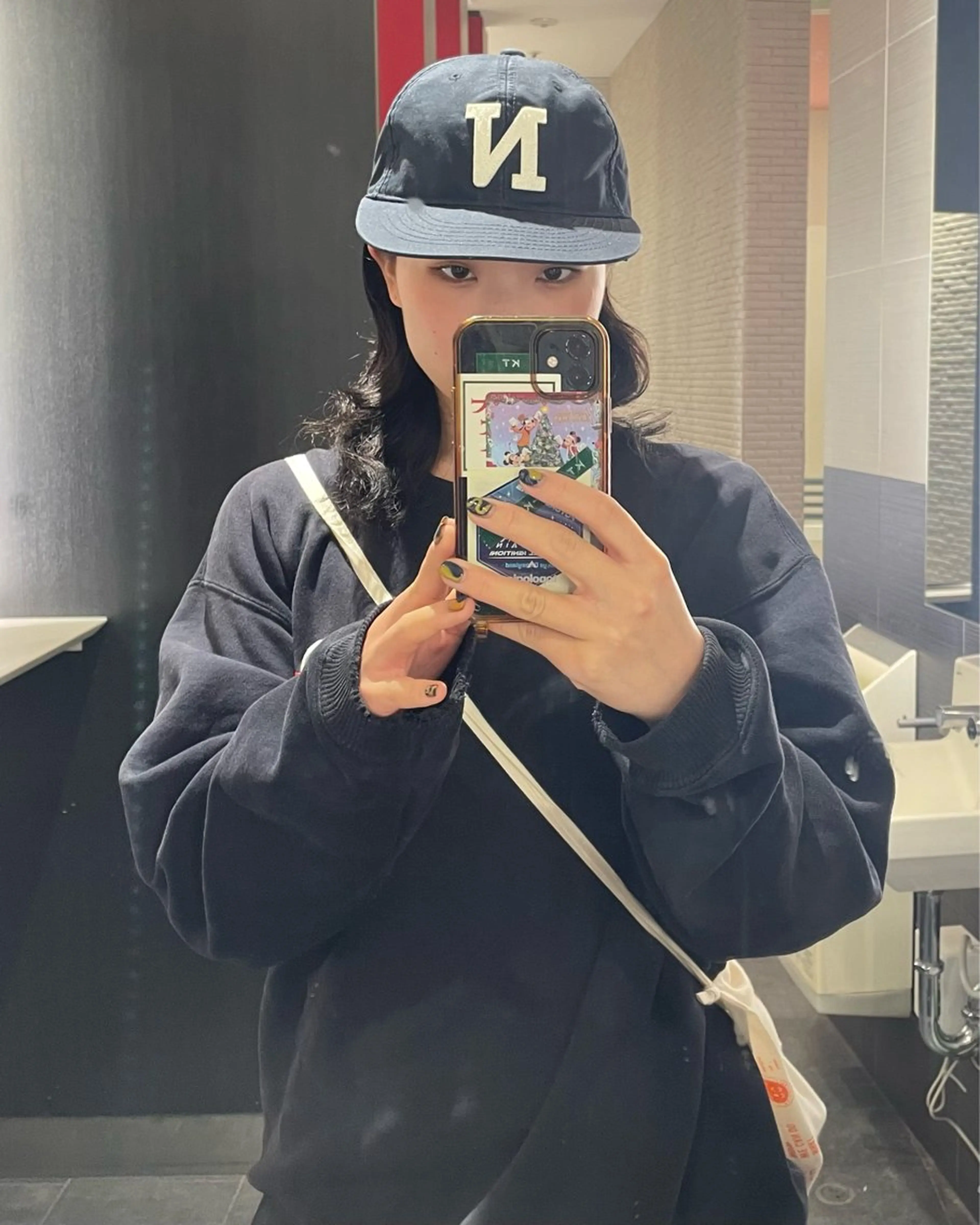 セミロング デザインパーマ/ 艶カラー/ボブのヘアスタイル