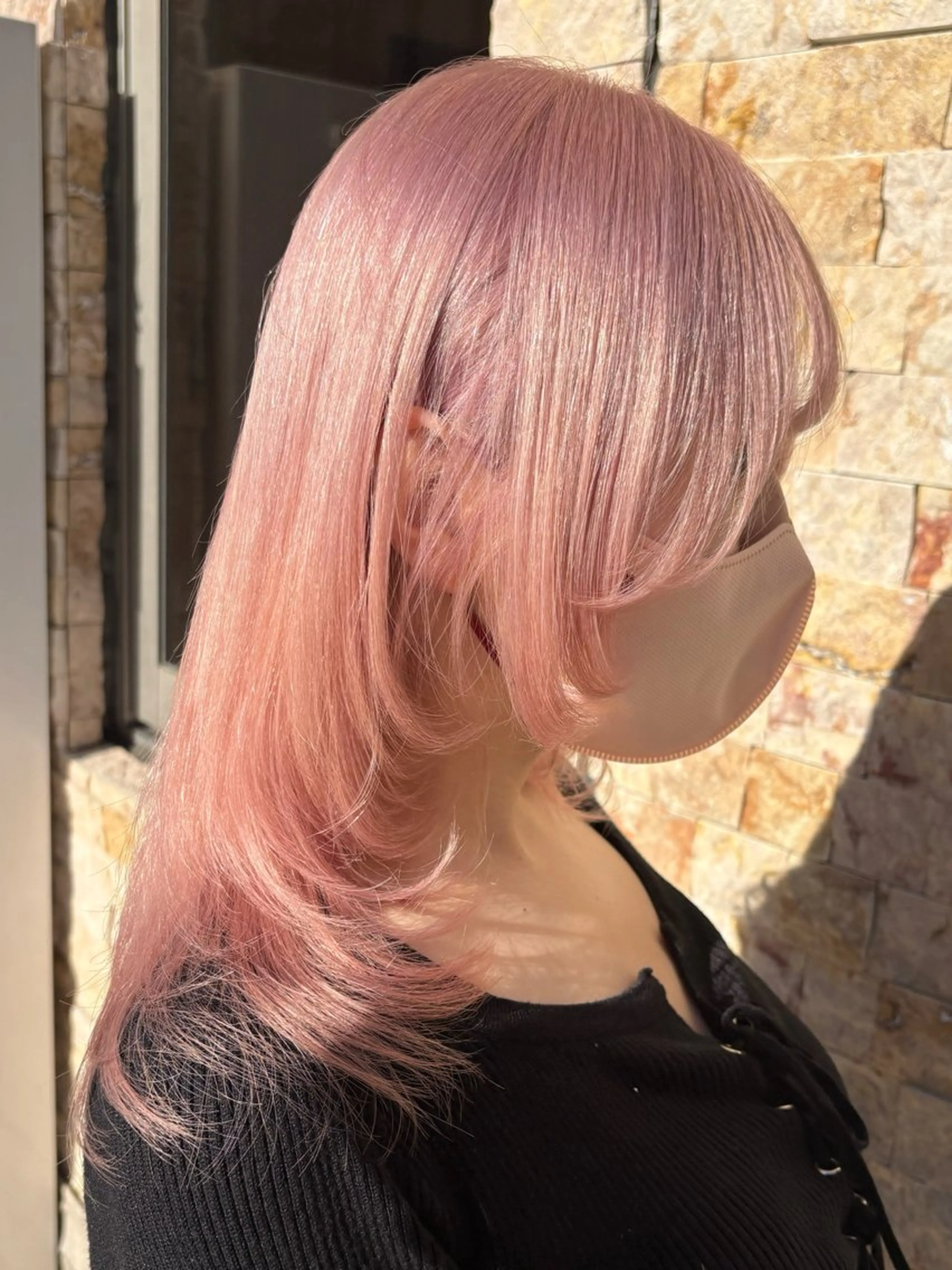 セミロング ヘアカラー ケアブリーチ🌟 ♢WATARU♢のヘアスタイル